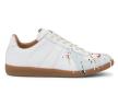 Replica Paint Splatter Leather Low-Top Sneakers