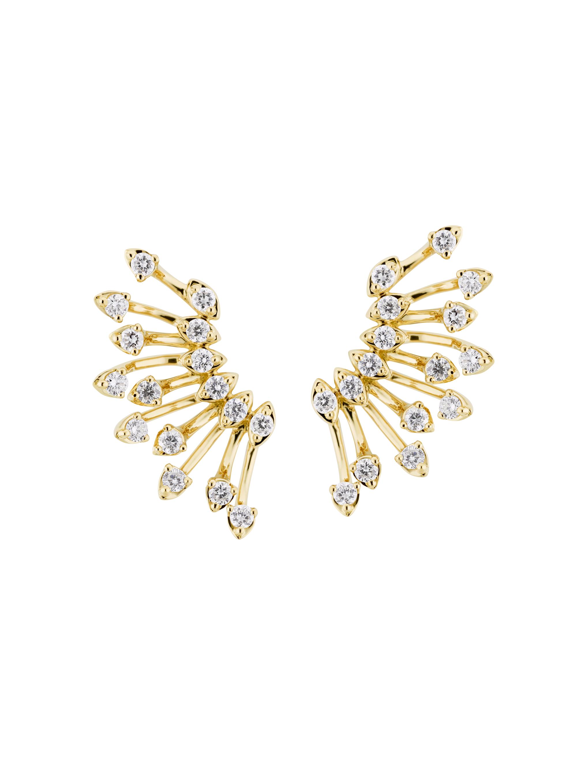 Hueb Women's Luminus 18K Yellow Gold & Diamond Earrings - Gold