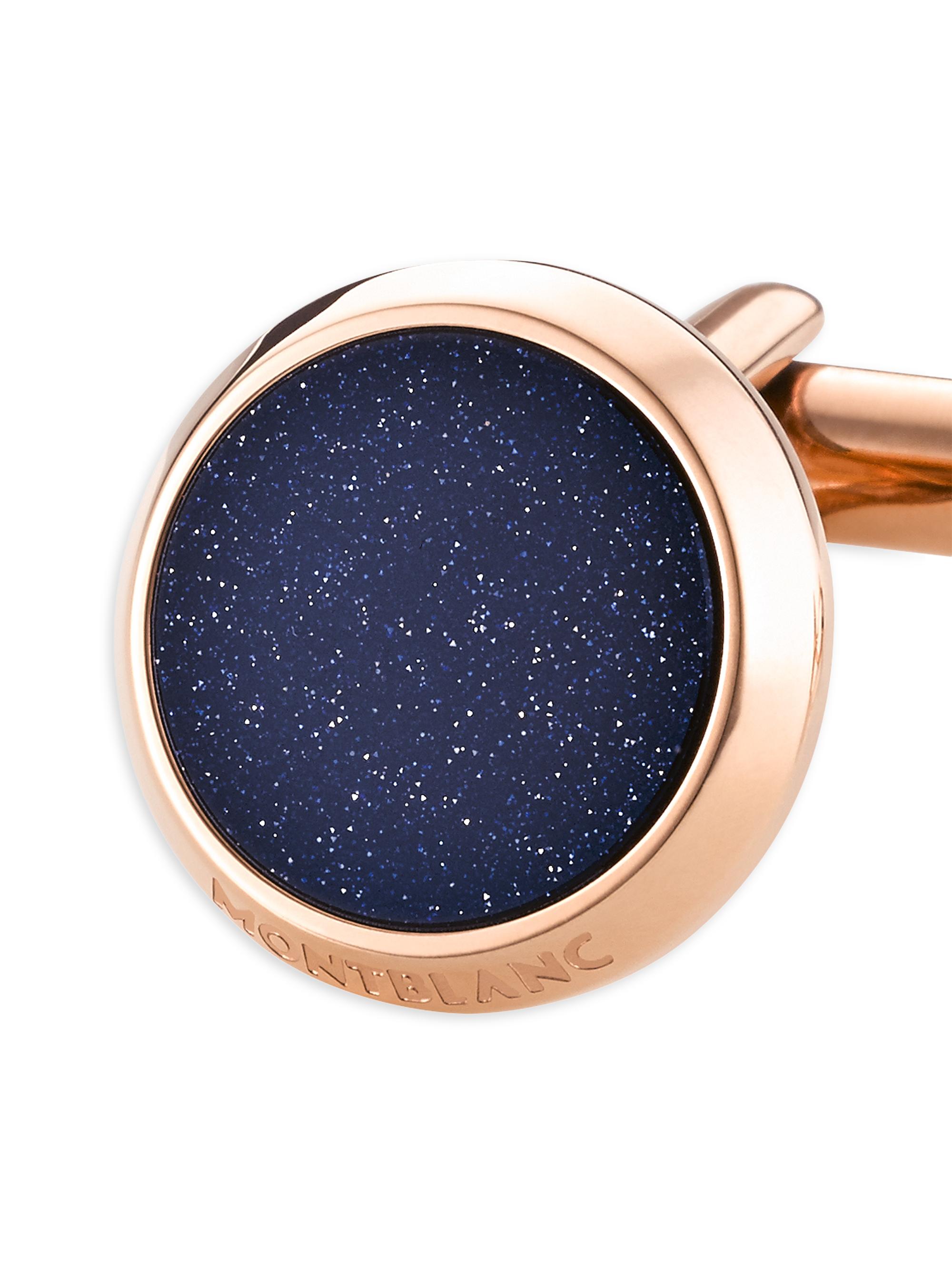 Montblanc Men's Goldtone Stainless Steel Round Cufflinks - Rose Gold | Thumbnail 3