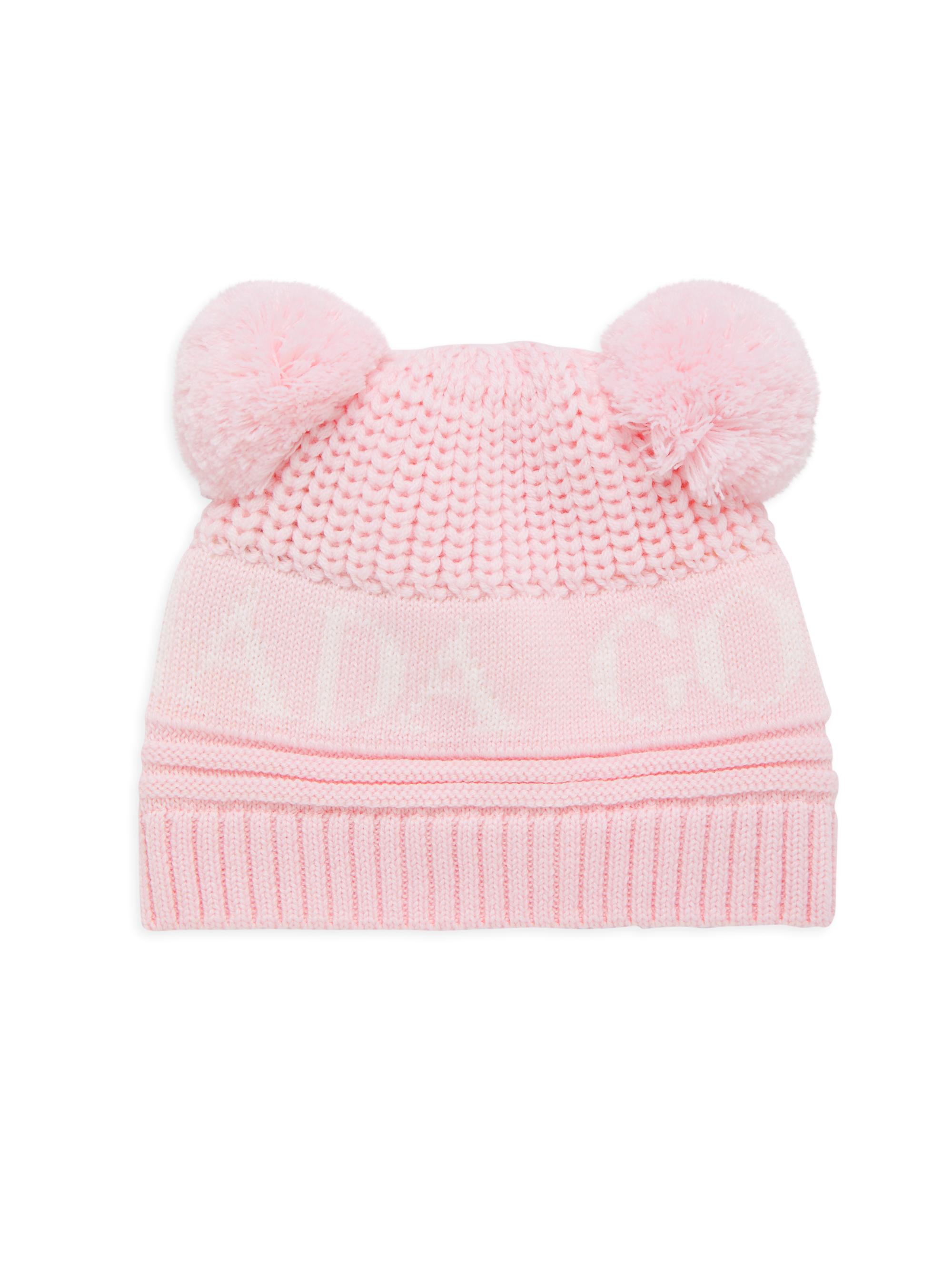Canada Goose Baby's Double Pom-Pom Beanie - Soft Pink