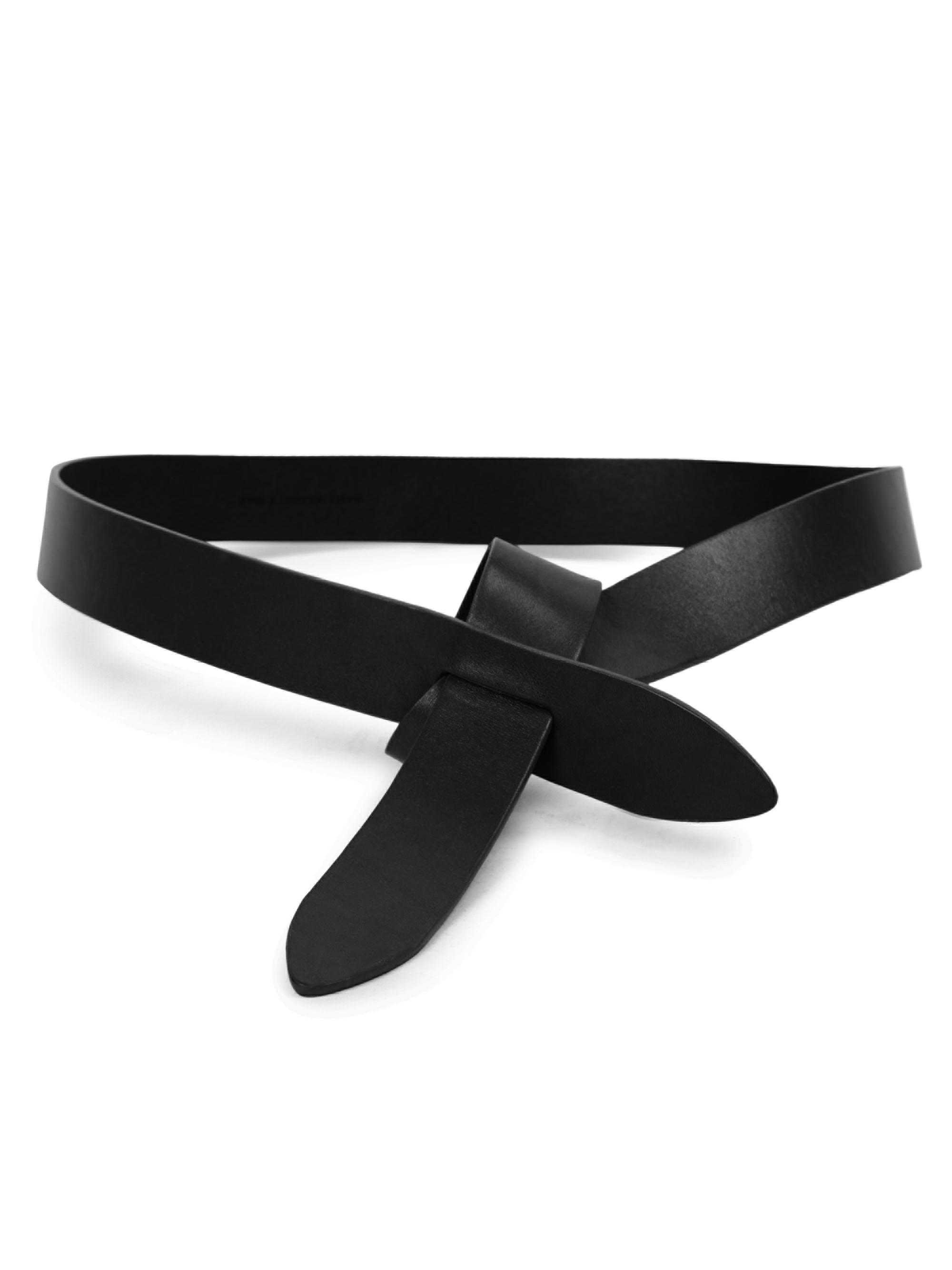 Isabel Marant Women's Lecce Leather Belt - Black