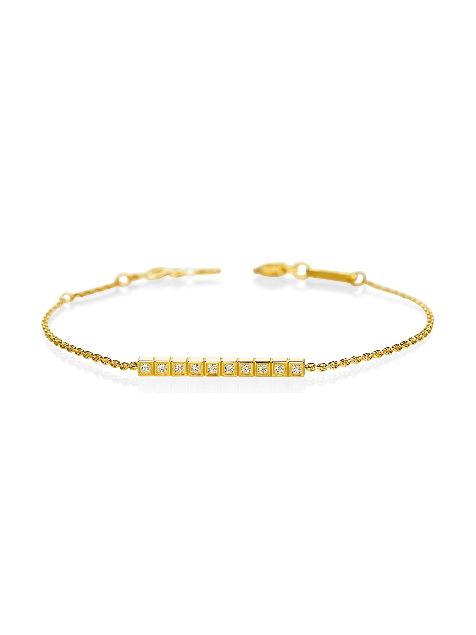 Chopard Women's Ice Cube Diamond & 18K Yellow Gold Bracelet - Yellow Gold