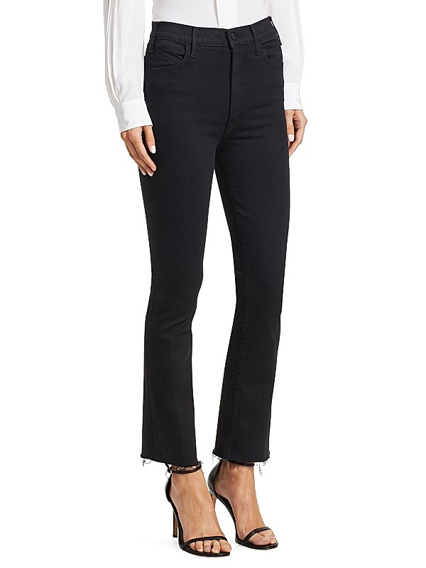 Shop Mother The Hustler High-Rise Ankle Fray Jeans | Saks Shop Mother The Hustler High-Rise Ankle Fray Jeans | Saks