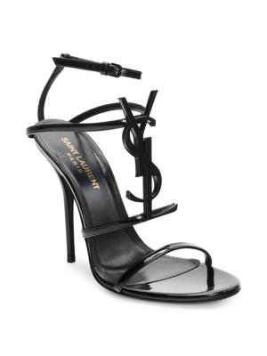 10mm Cassandra Patent Leather Sandals