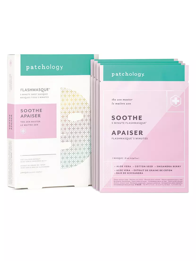 Patchology Soothe Five-Minute Sheet FlashMasque Four Pack
