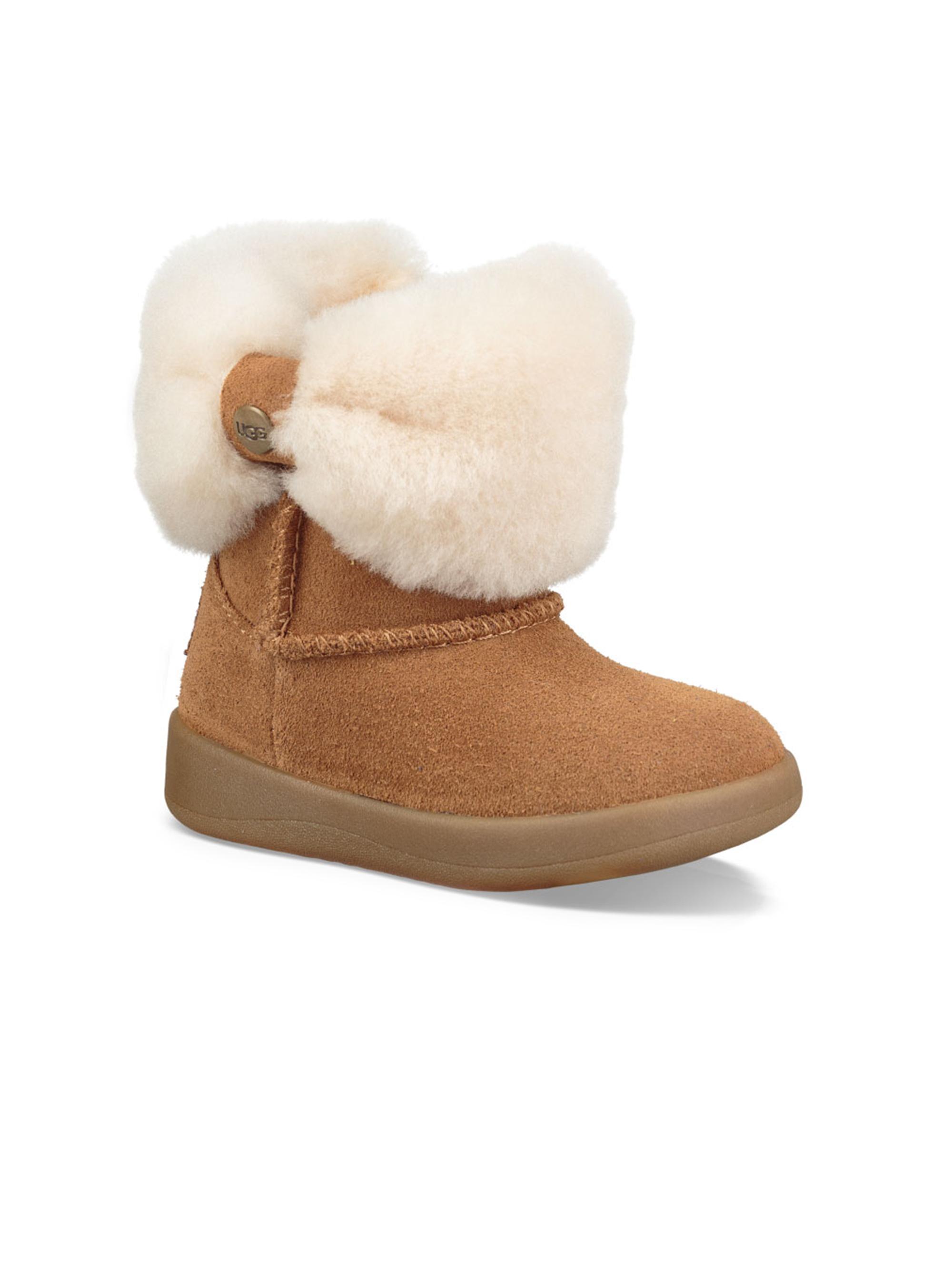 UGG Baby Girl's Ramona Faux-Shearling Suede Boot Saks Fifth