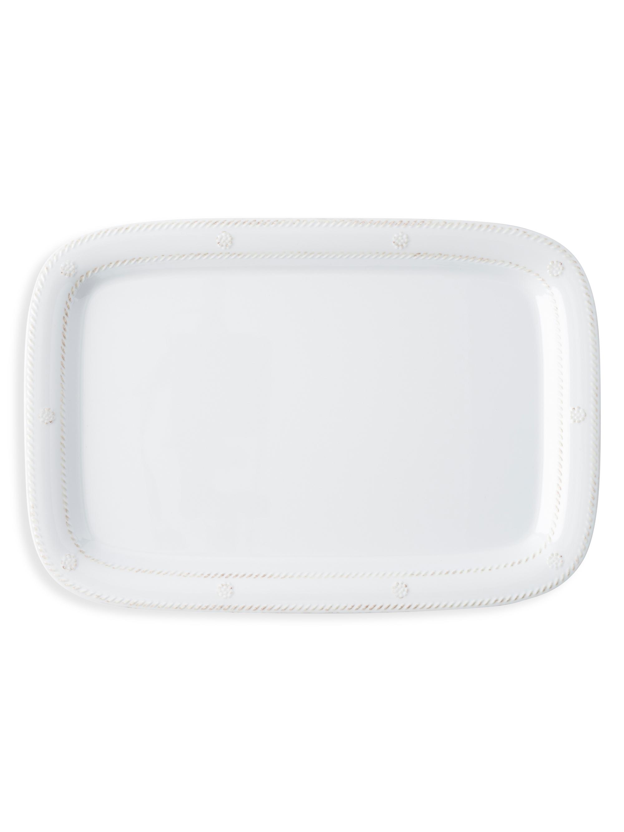 Juliska Berry & Thread Melamine Tray/16" - White Wash