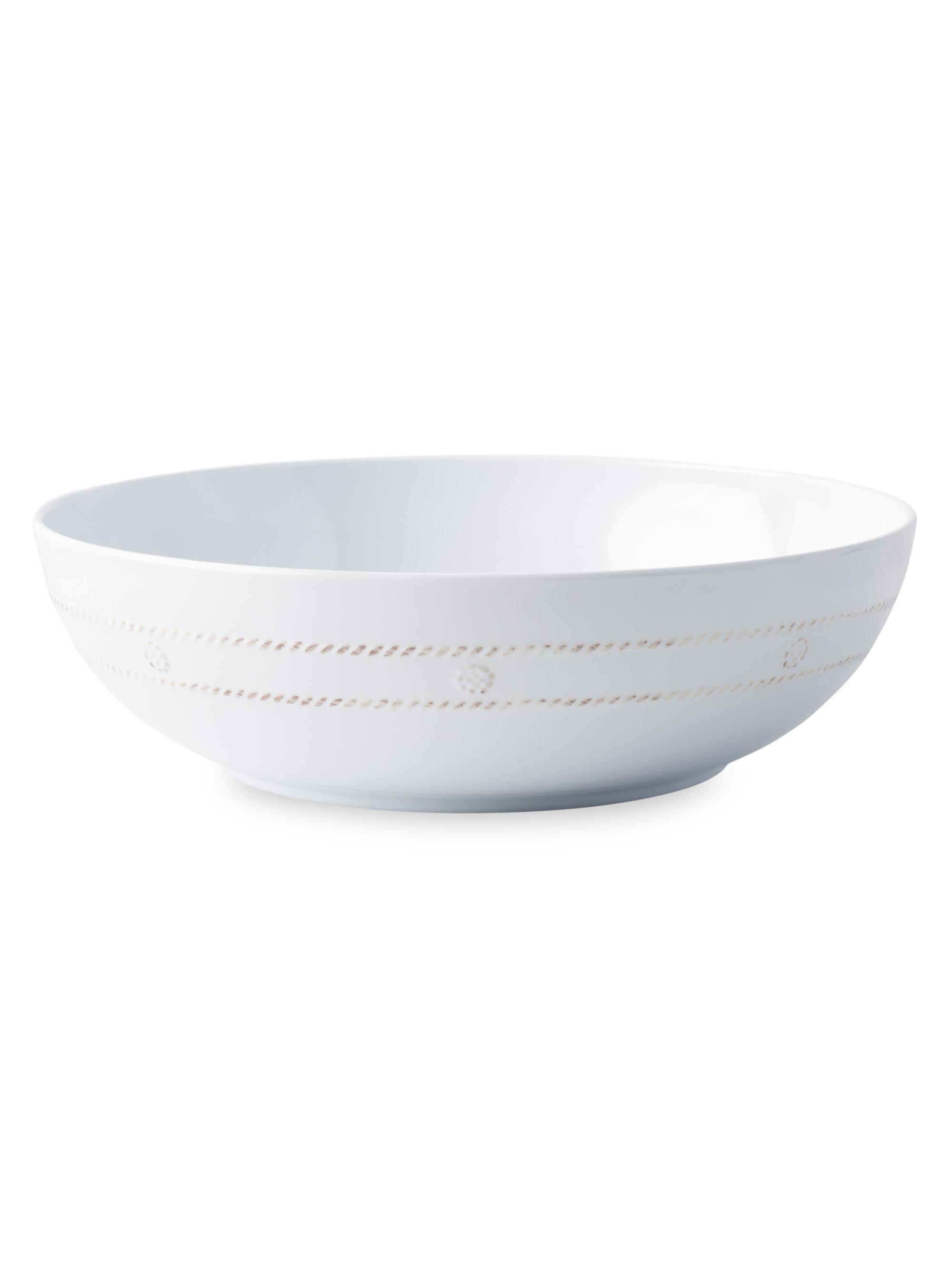 Juliska Berry & Thread Melamine Bowl/12" - White Wash