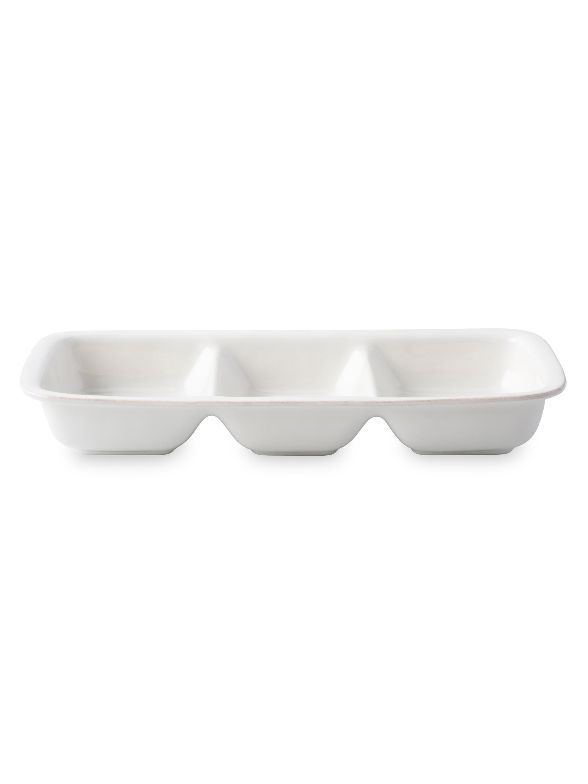 Juliska Puro Triple Section Server/15" - White Wash