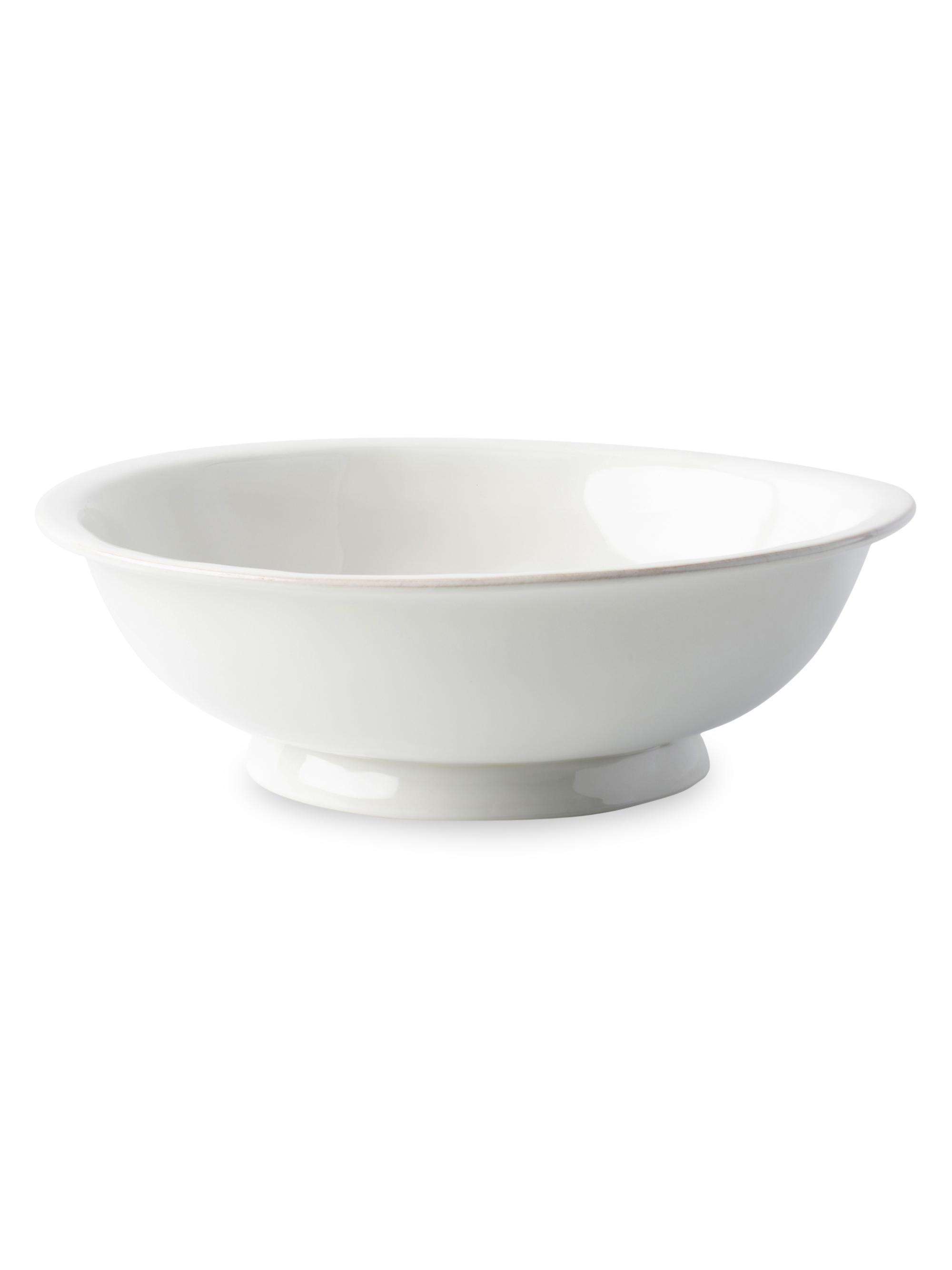Juliska Puro Footed Fruit Bowl - White Wash