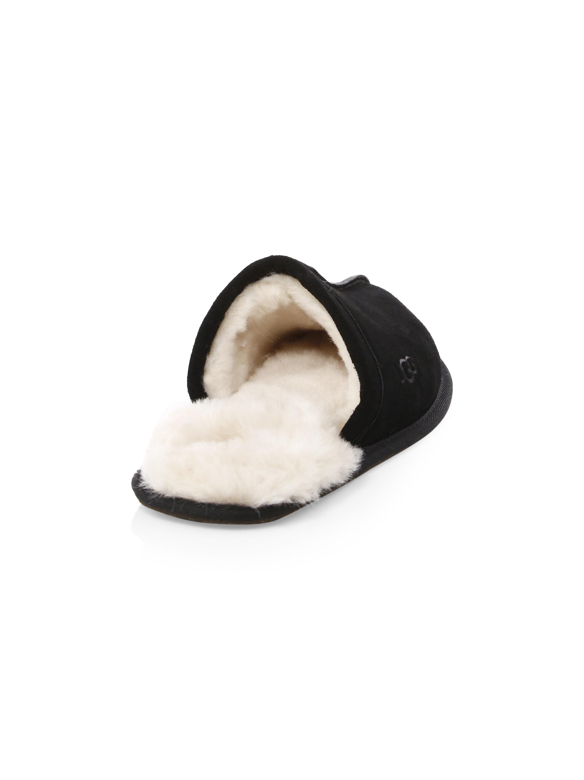 UGG Scuff Shearling-Lined Mule Slippers | Saks Fifth Avenue