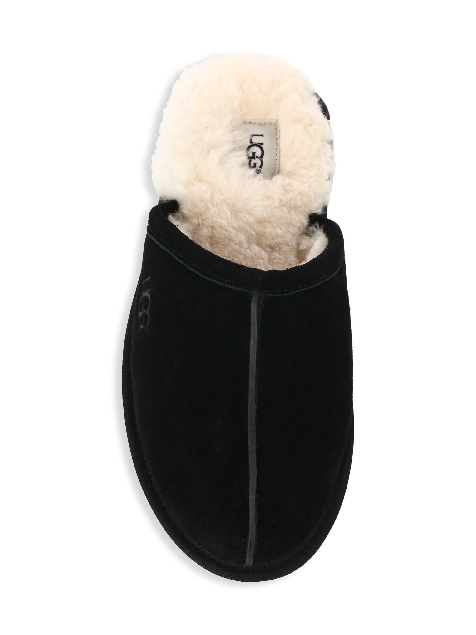 UGG Scuff Shearling-Lined Mule Slippers | Saks Fifth Avenue