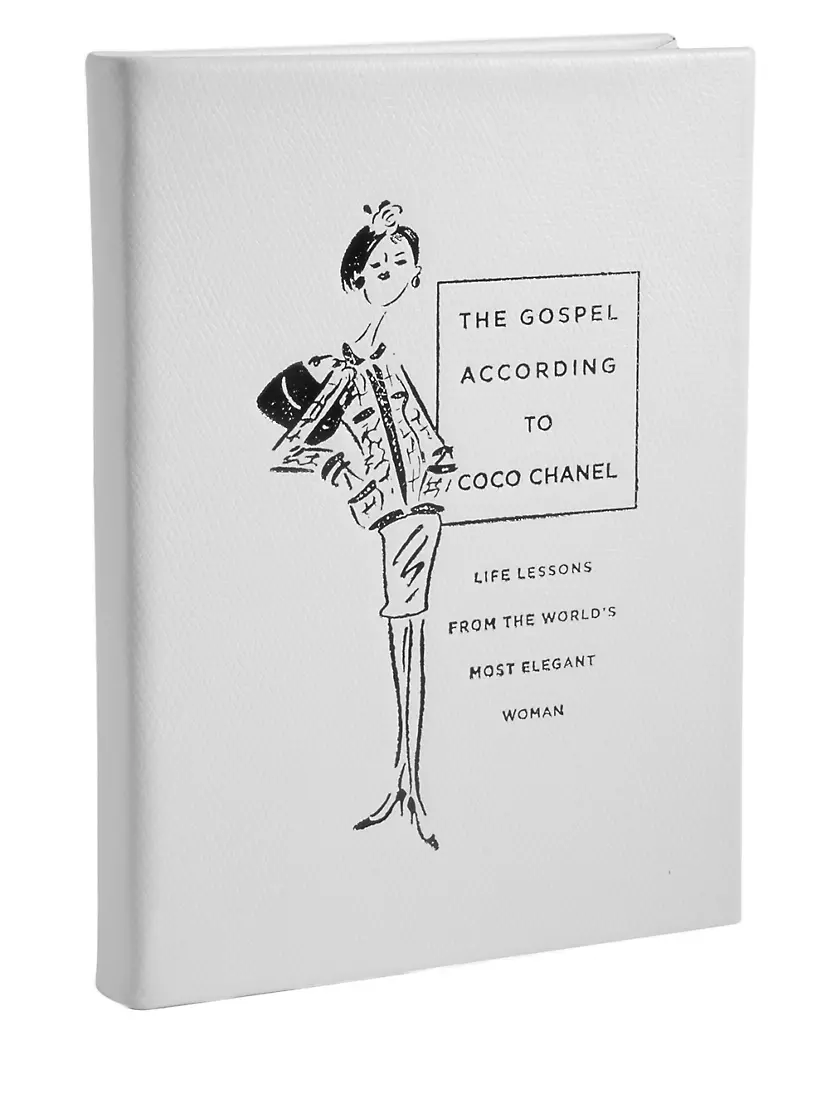 Shop Graphic Image Coco Chanel Leather-Bound Book