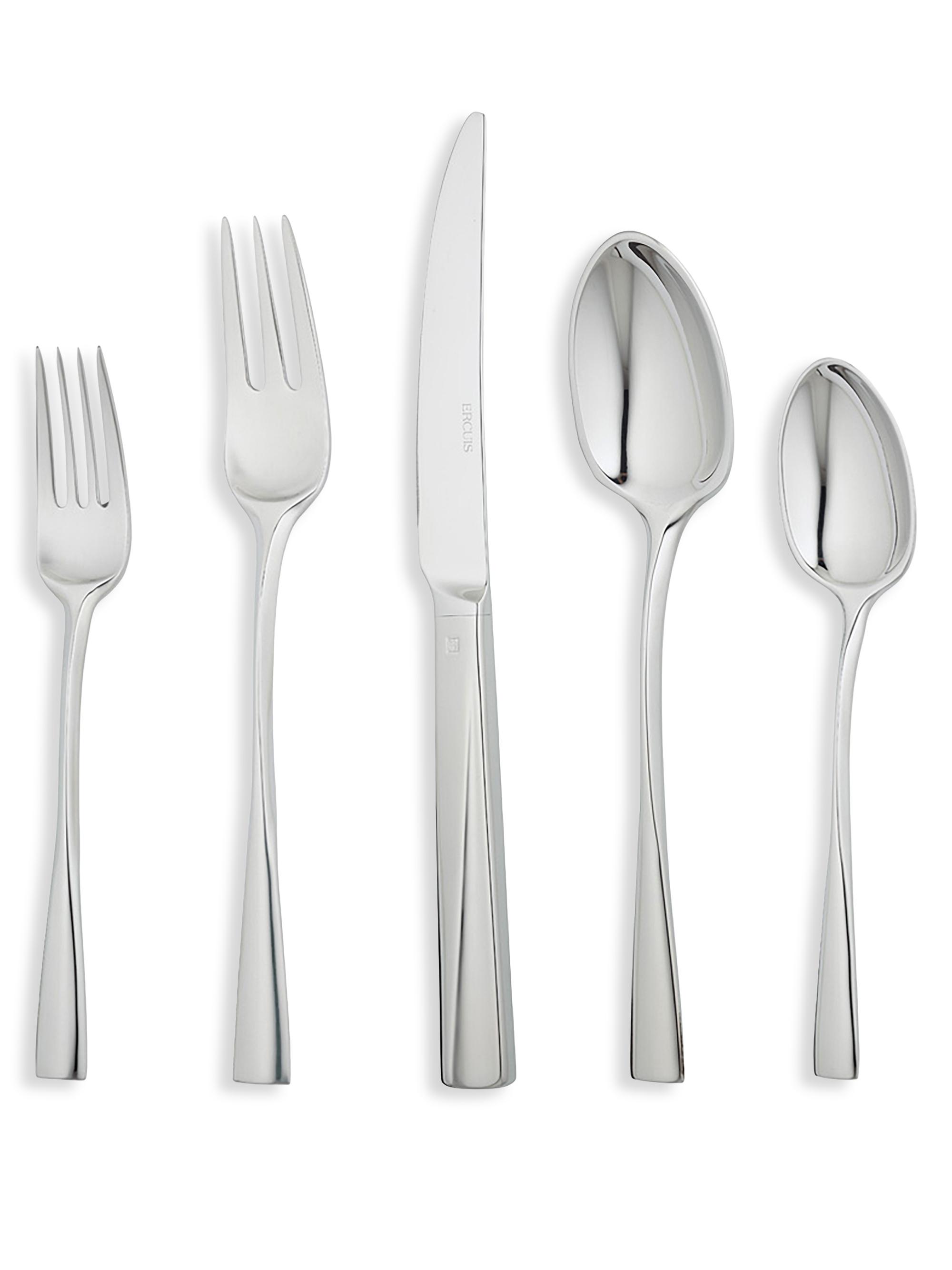 Ercuis Chorus Five-Piece Stainless Steel Flatware Set