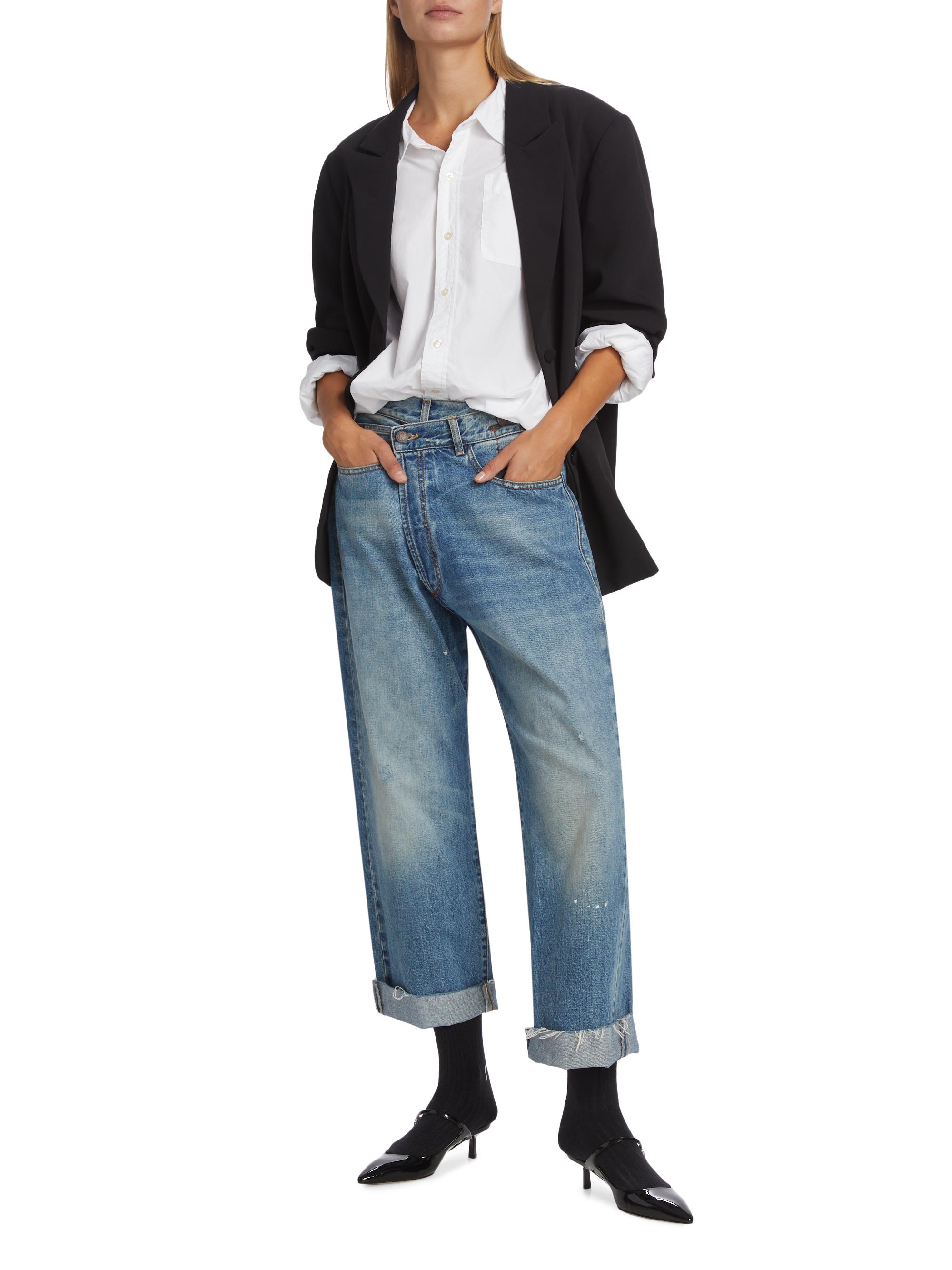   Jeans ジャンバー R13 Crossover Jeans | Saks Fifth Avenue