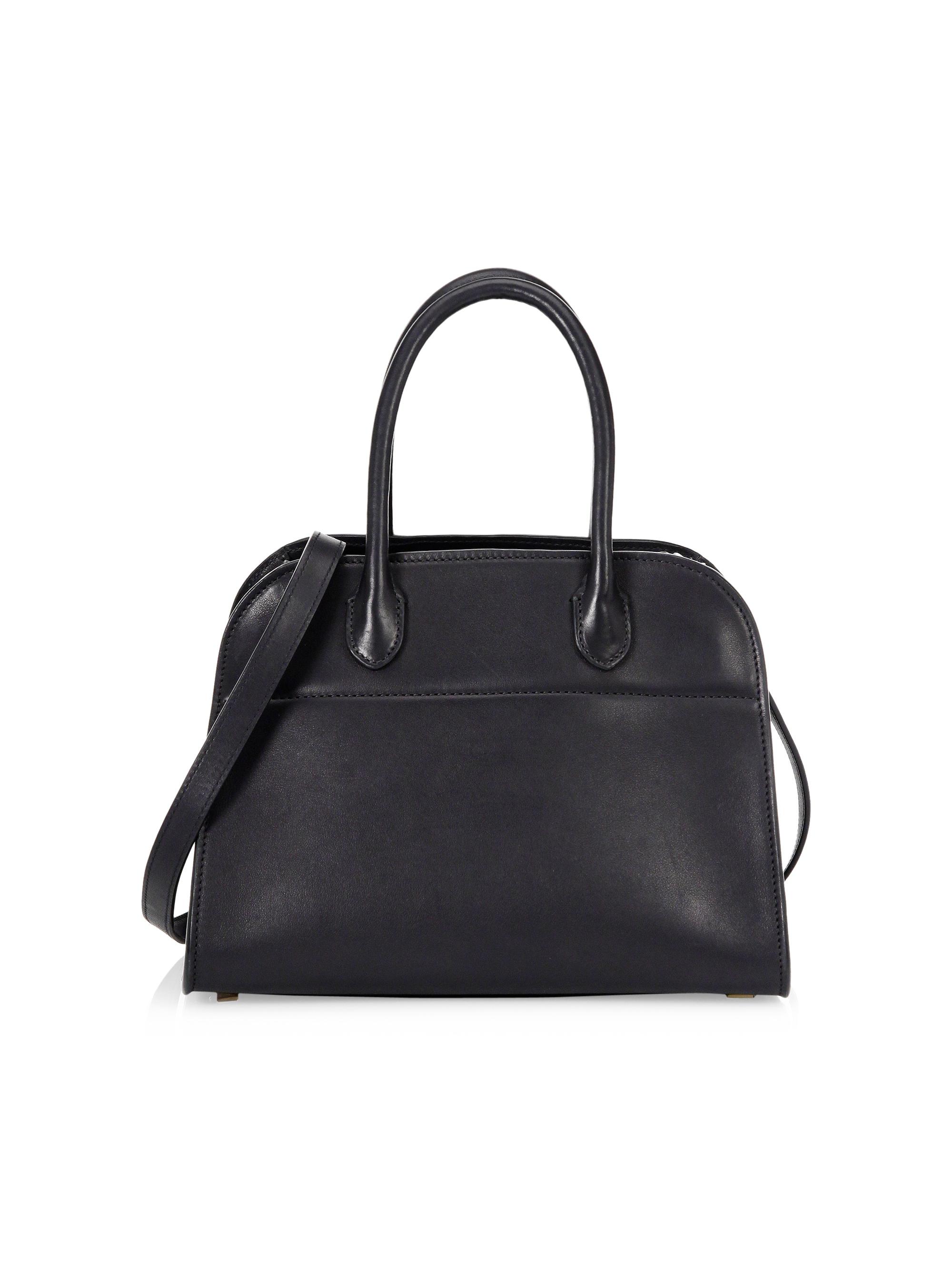 the row マルゴー10 Soft Margaux 10 Bag Beige in Leather – The Row