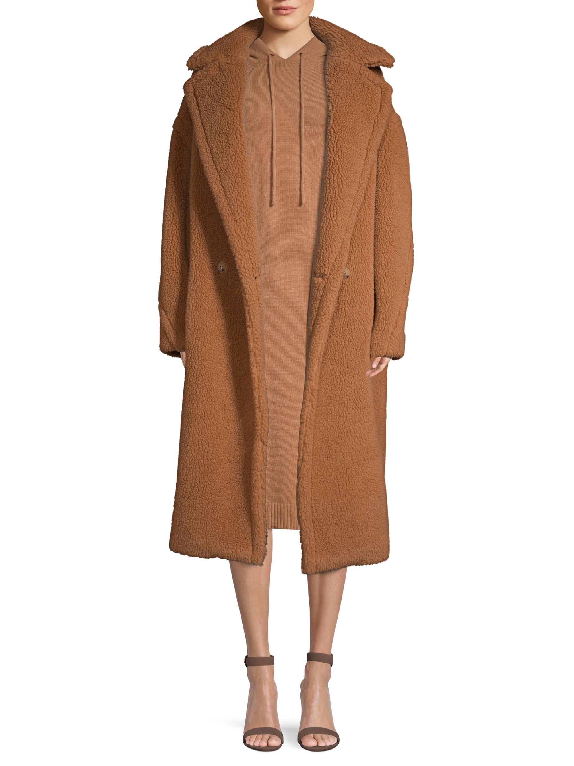 Max Mara Women's Teddy Camel Hair Coat - Camel