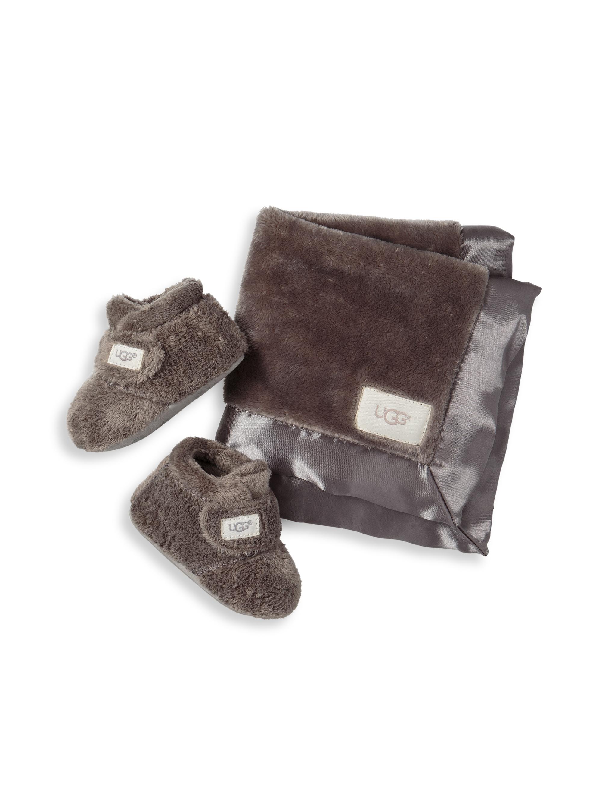 UGG Baby's Two-Piece Bixbee And Lovey Booties Blanket Set Saks