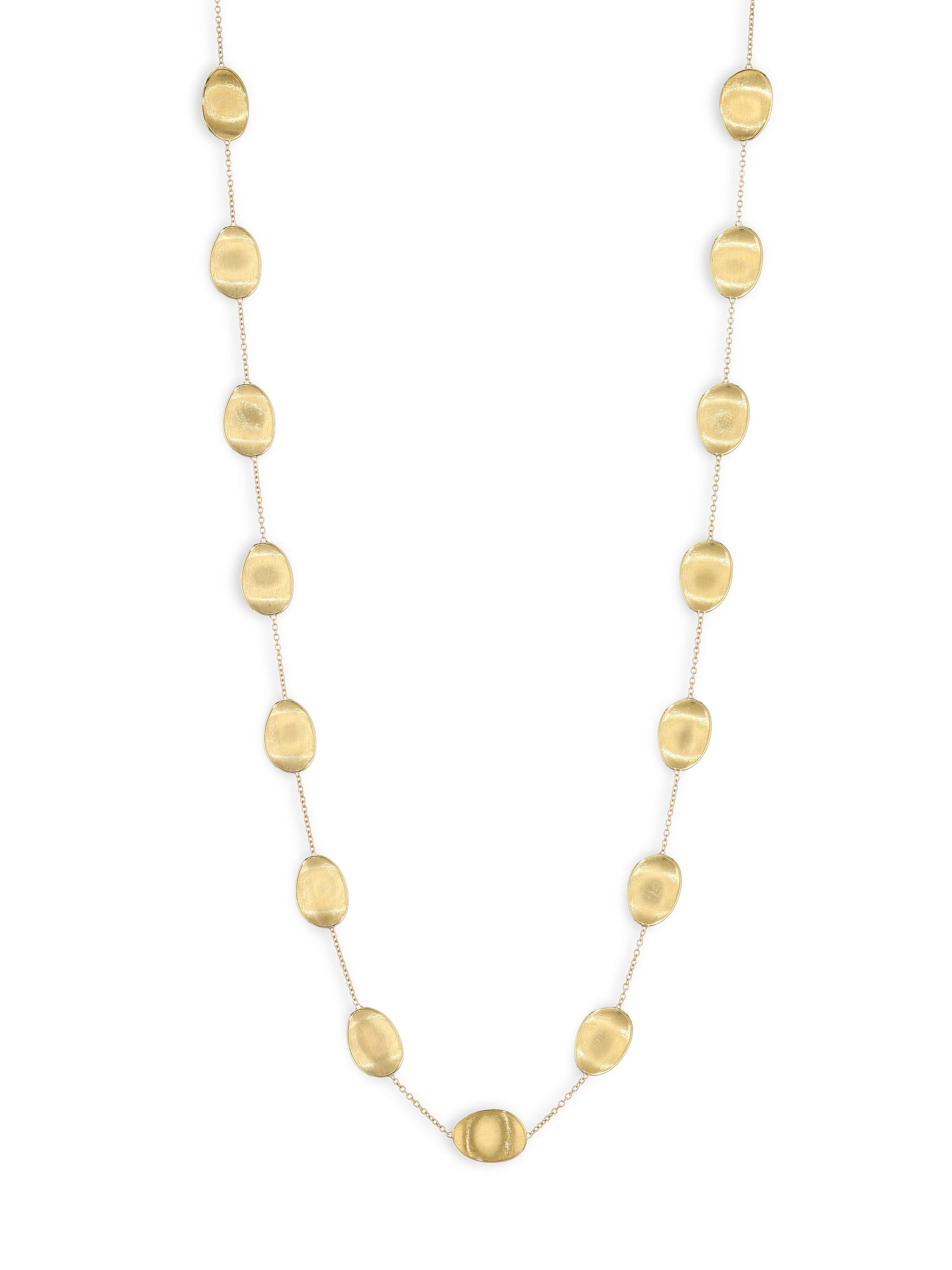 Marco Bicego Women's Lunaria 18K Yellow Gold Long Necklace - Gold