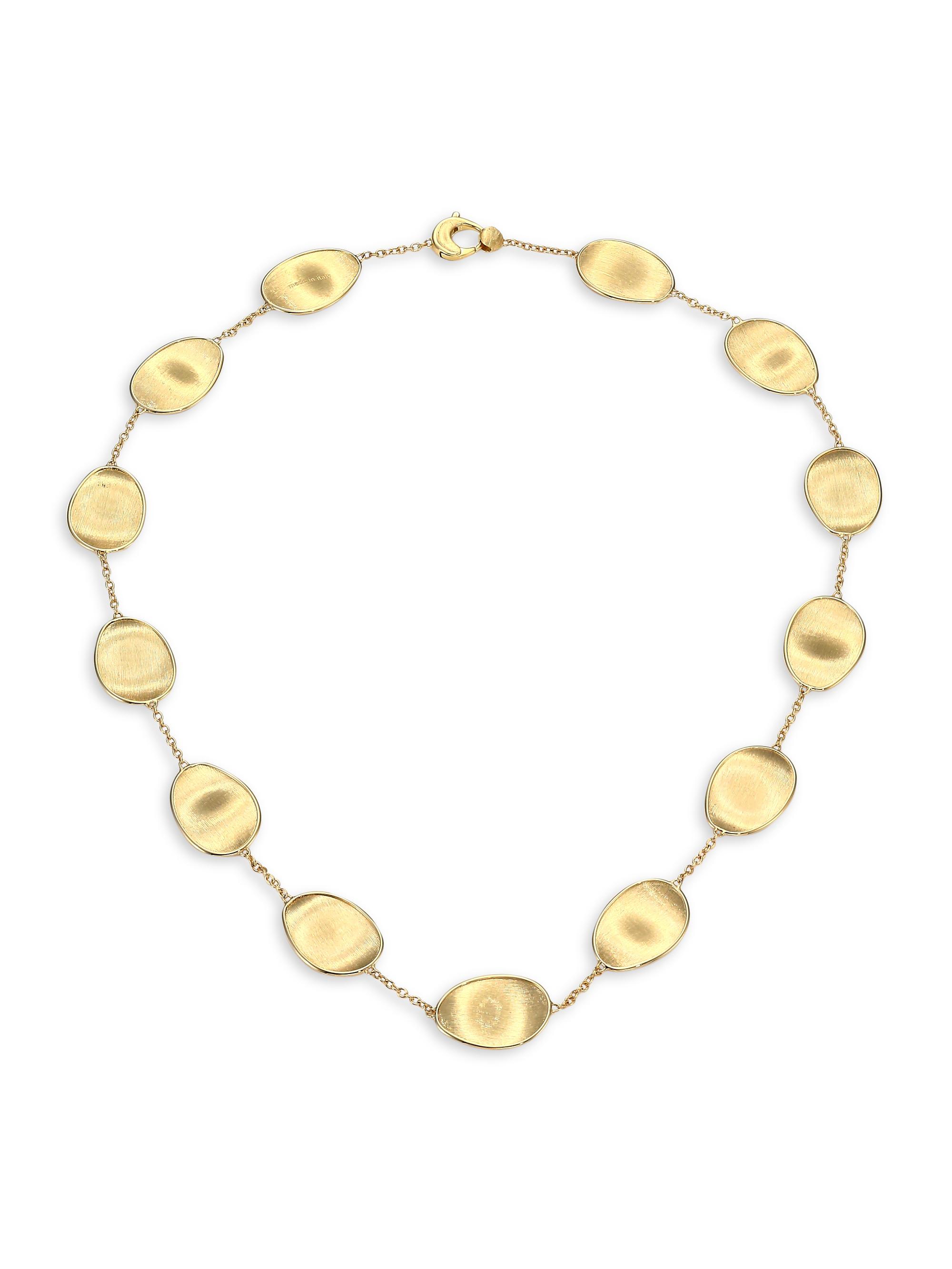 Marco Bicego Women's Lunaria 18K Yellow Gold Long Station Necklace - Gold