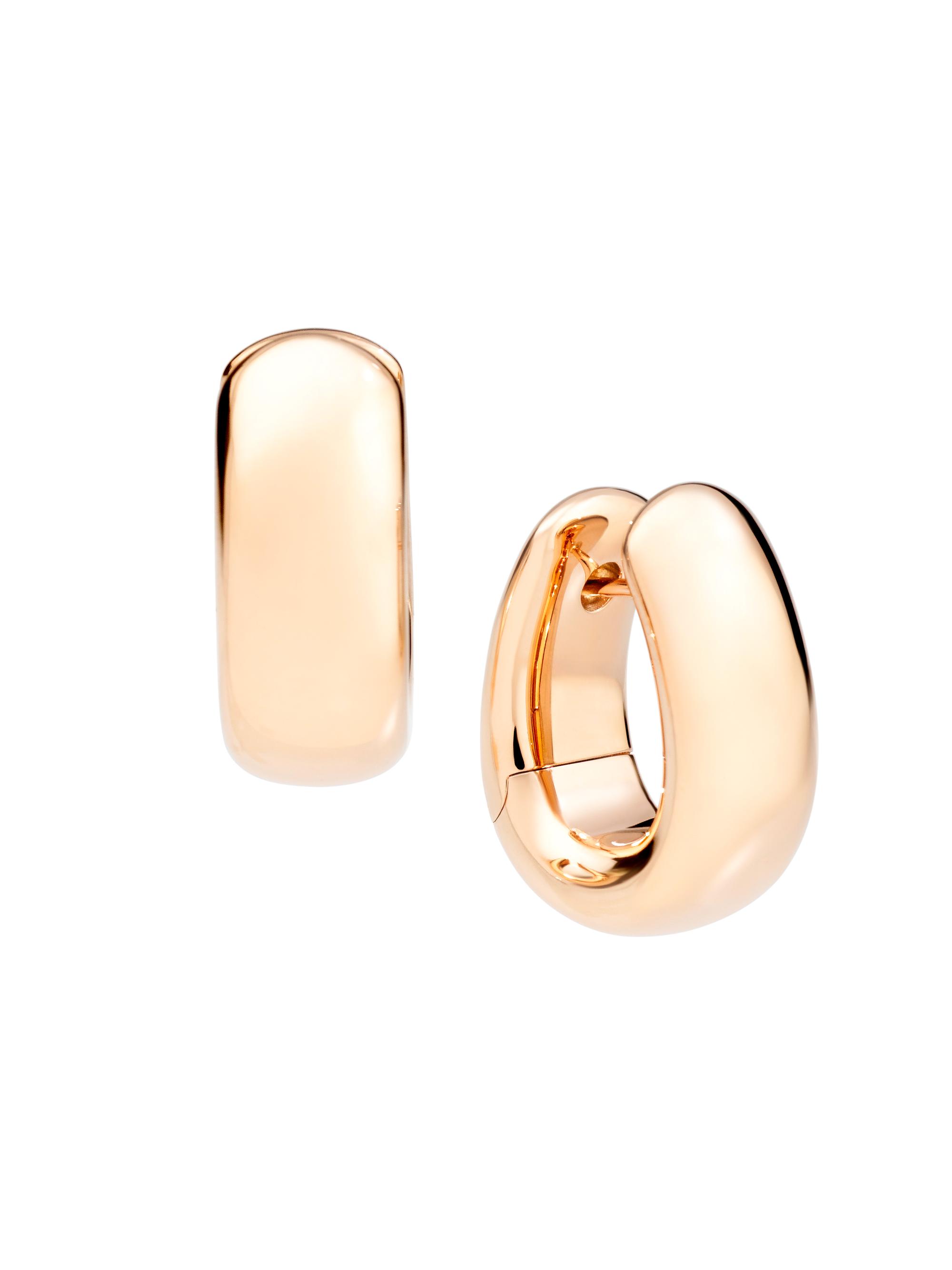 Pomellato Women's Iconica 18K Rose Gold Huggie Hoop Earrings - Rose Gold