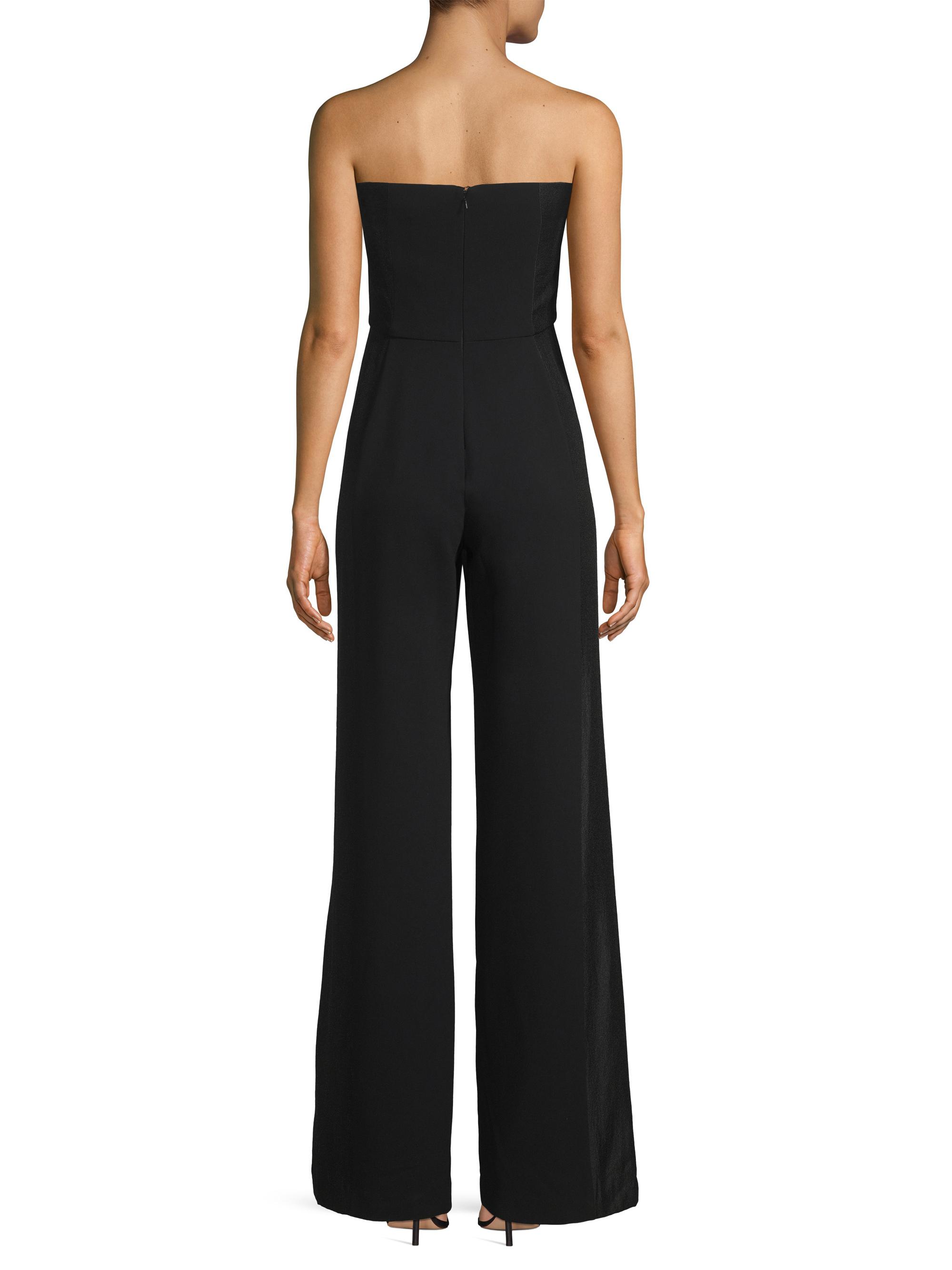 Black Halo Lena Strapless Jumpsuit | Saks Fifth Avenue