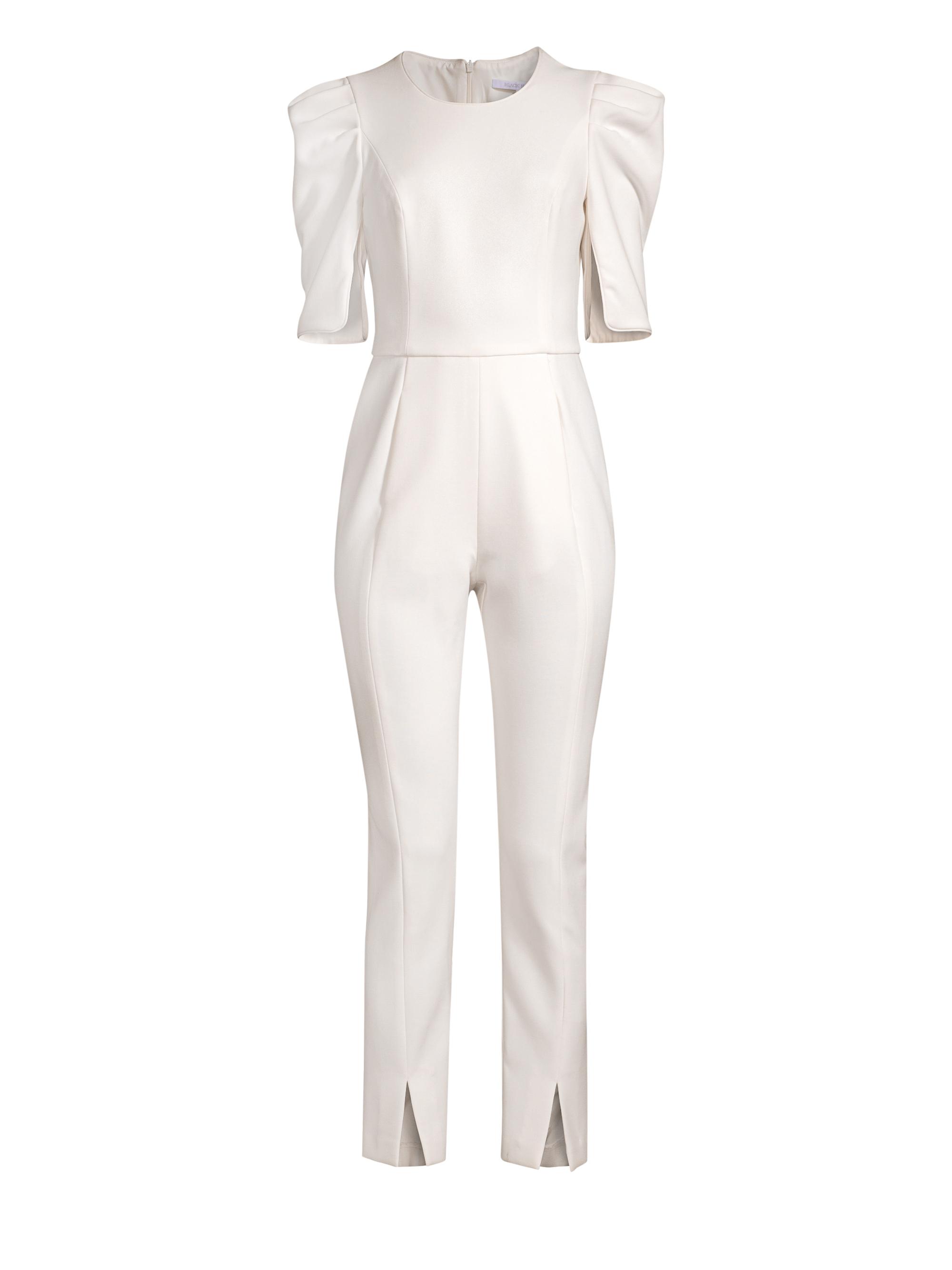 Black Halo Women's Russo Split-Cuff Jumpsuit - Porcelain