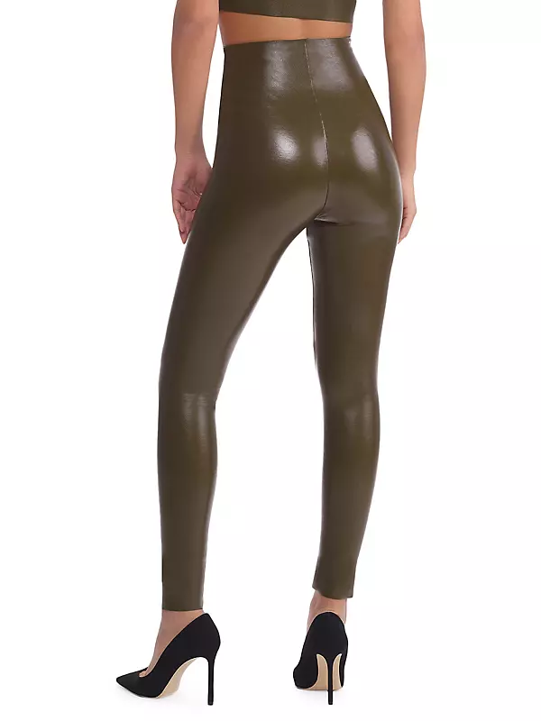 Commando, Pants & Jumpsuits, Commando Xs Faux Leather Leggings Camel  Brown Tights Neutral Fall High Waisted
