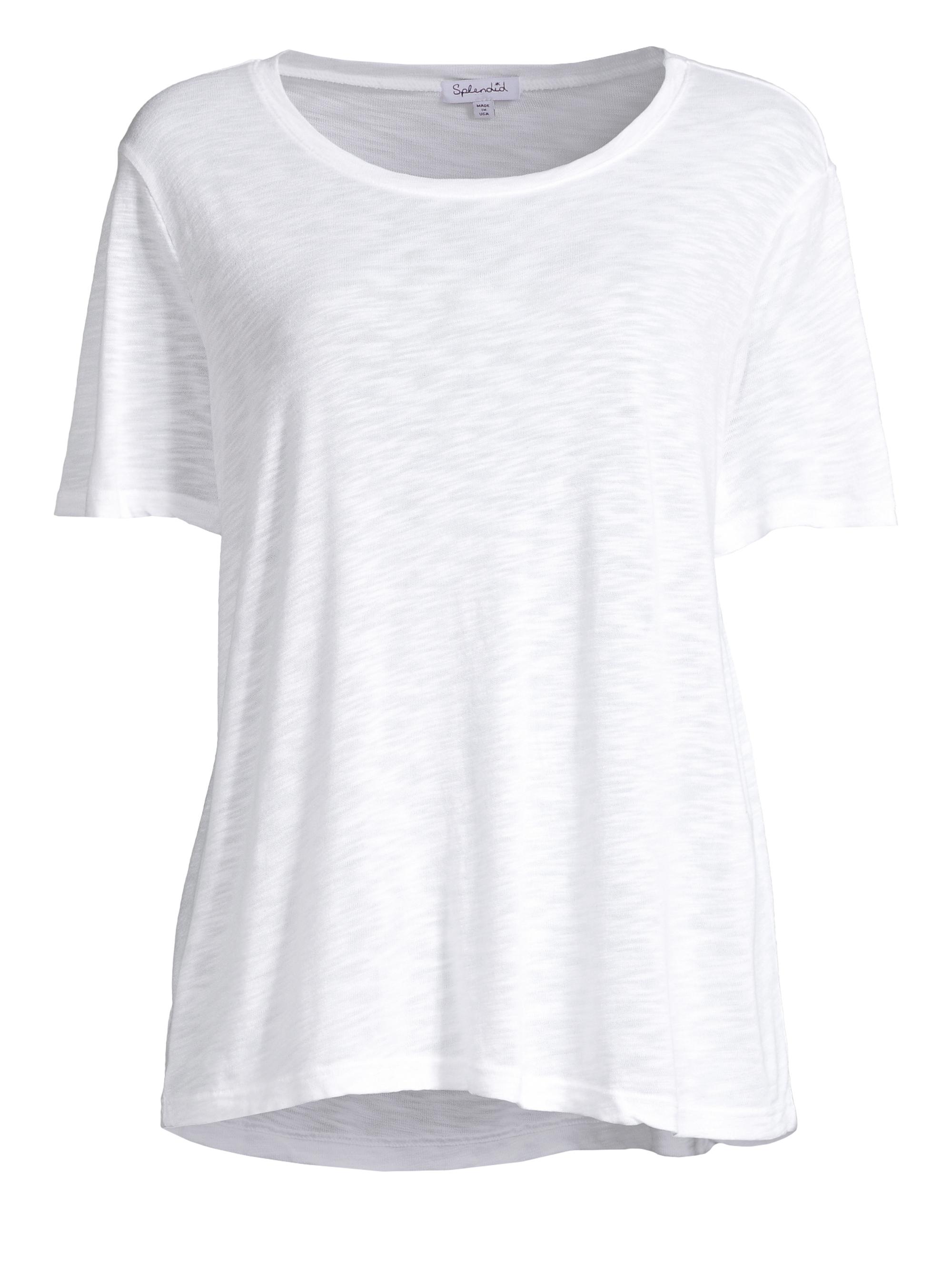 Splendid Women's Loose-Fit Crewneck Tee - White