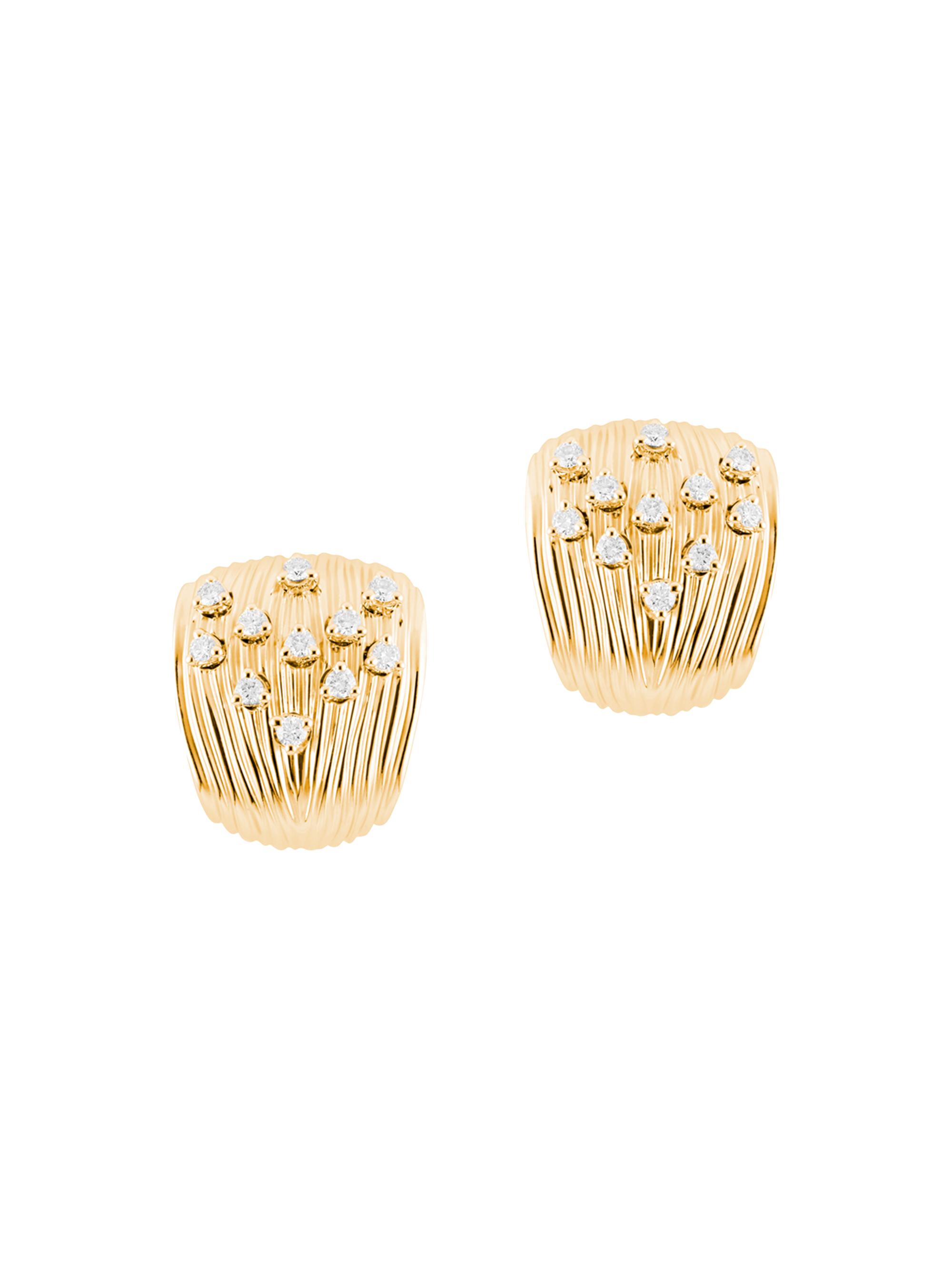 Hueb Women's Bahia 18K Yellow Gold & Diamond Earrings - Yellow Gold
