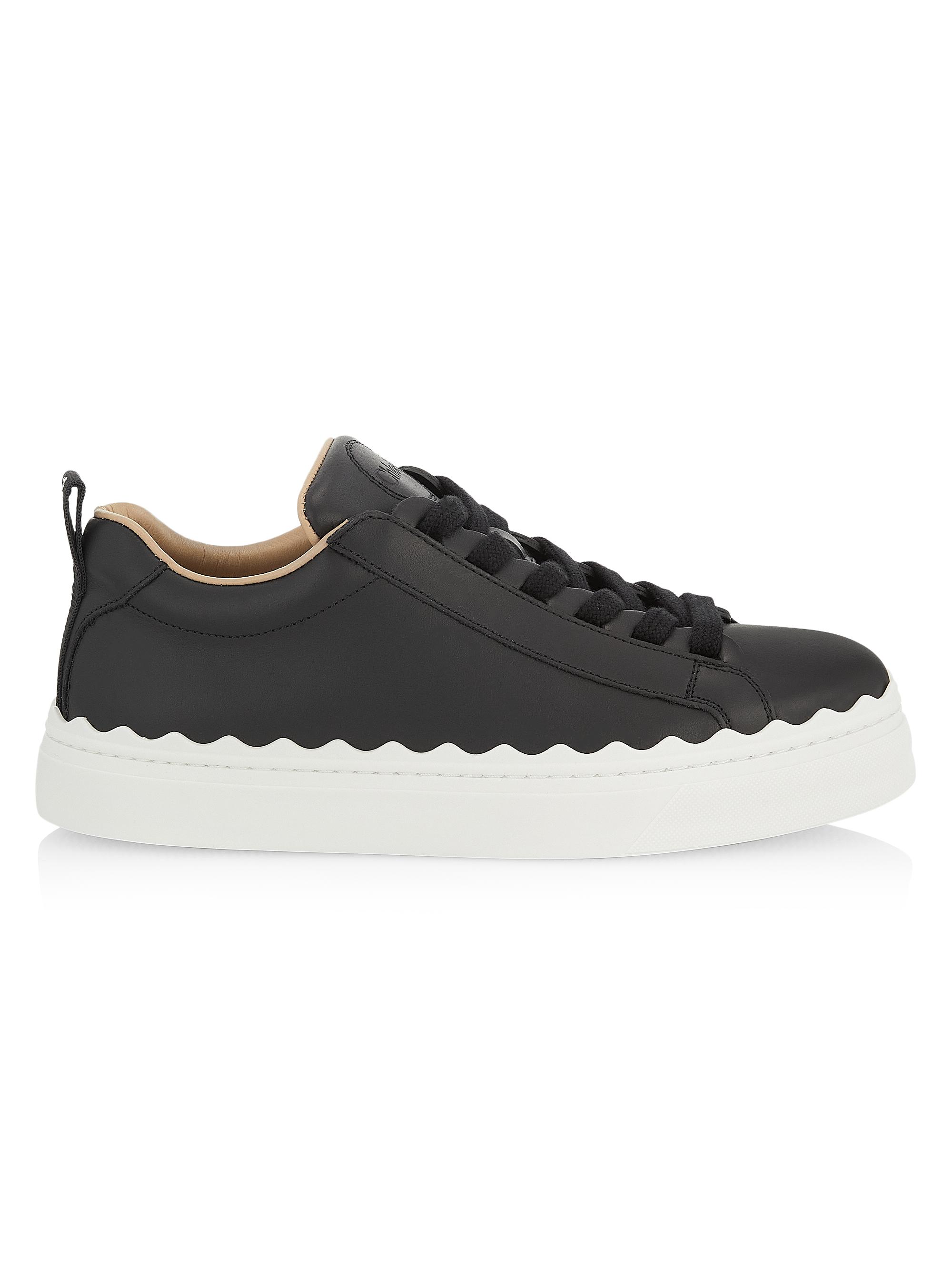 Chloé Lauren Low-Top Leather Sneakers | Saks Fifth Avenue