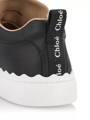 CHLOÃ - Lauren Leather Sneakers