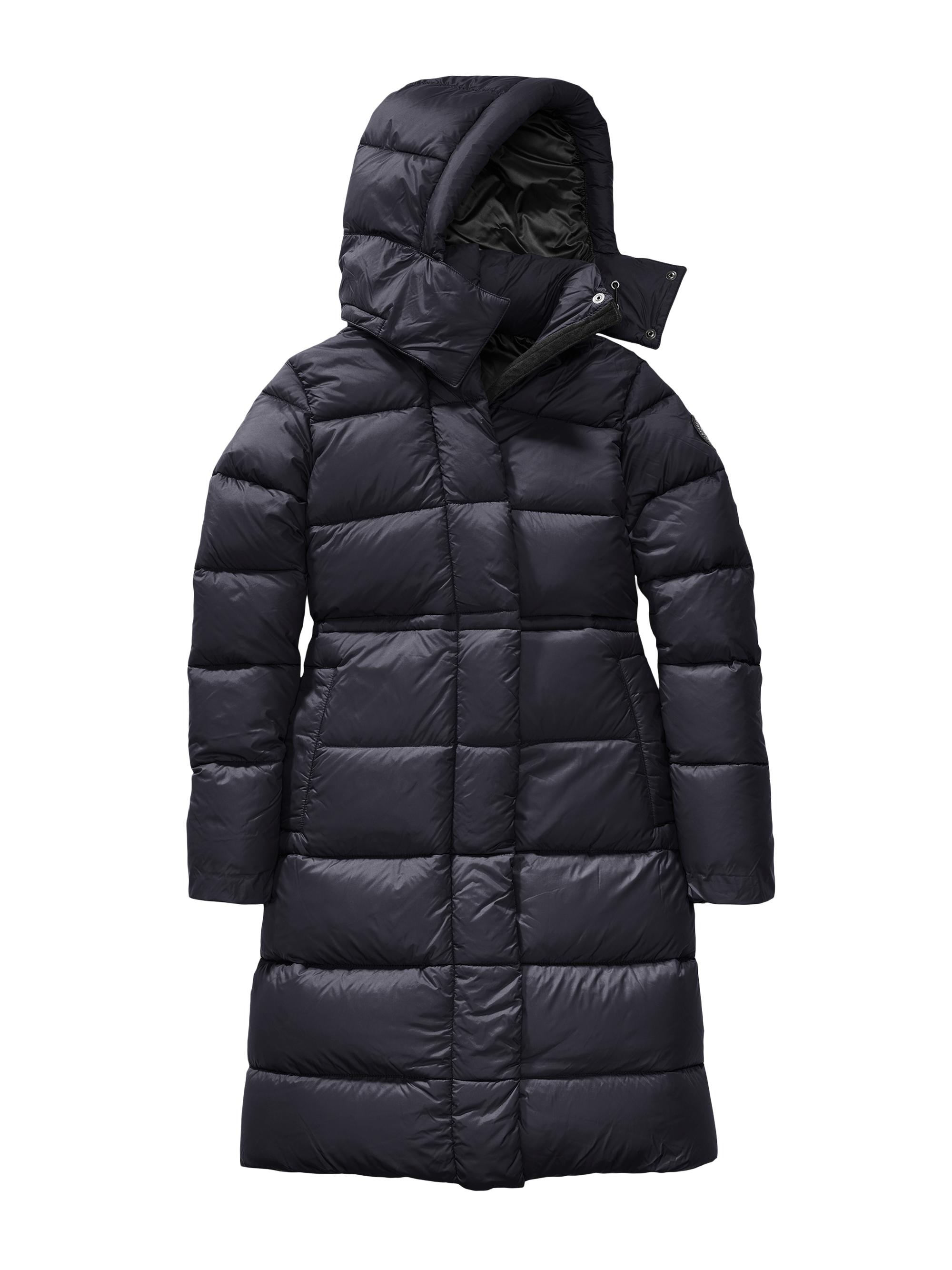 Canada Goose Women's Black Label Arosa Quilted Hooded Parka - Navy