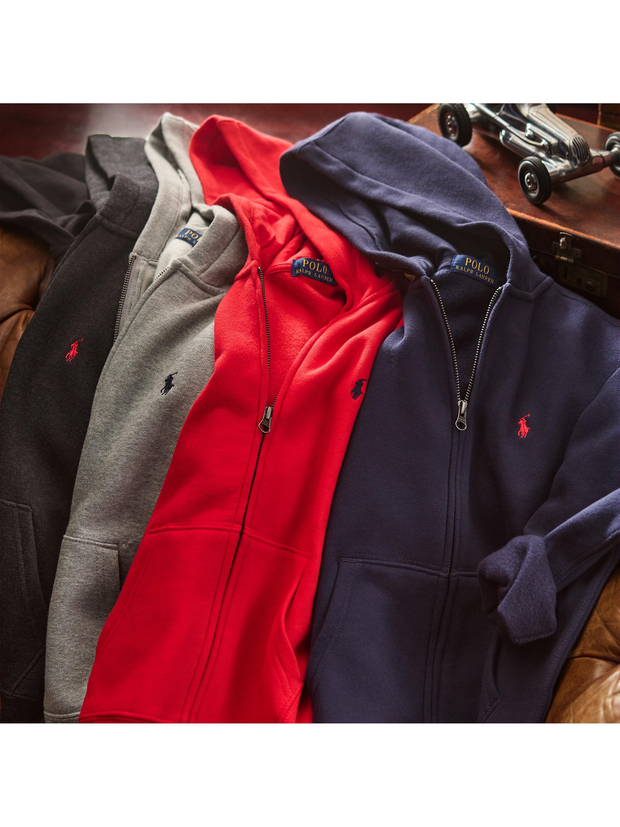 Polo Ralph Lauren Boy's Cotton-Blend Fleece Hoodie - Cruise Navy | Thumbnail 3