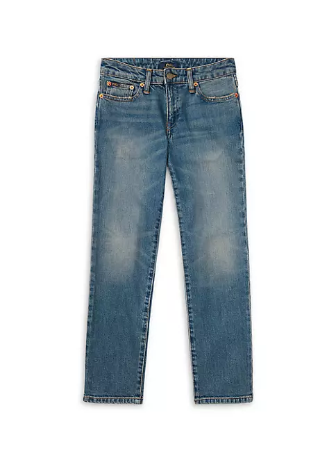 Saks Little Hampton | Avenue Shop Boy\'s Fifth Ralph Boy\'s Jeans Slim-Fit Polo & Lauren