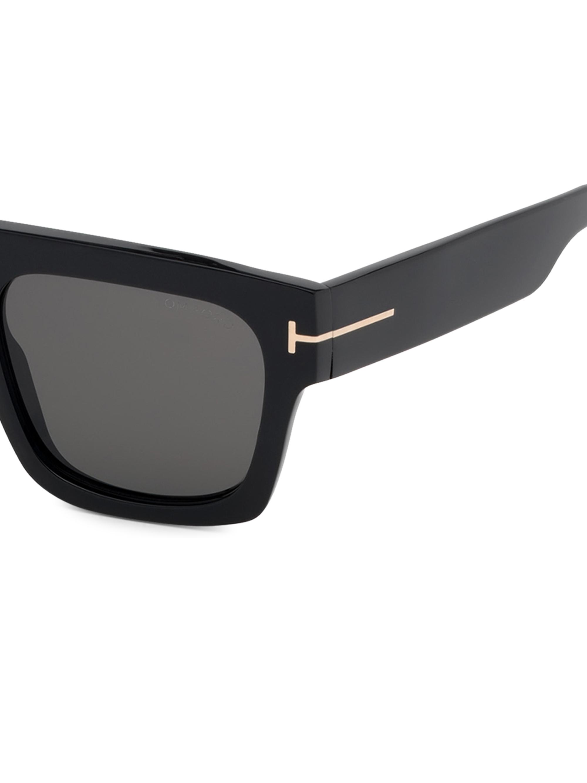 TOM FORD Fausto 53MM Rectangular Sunglasses | Saks Fifth Avenue