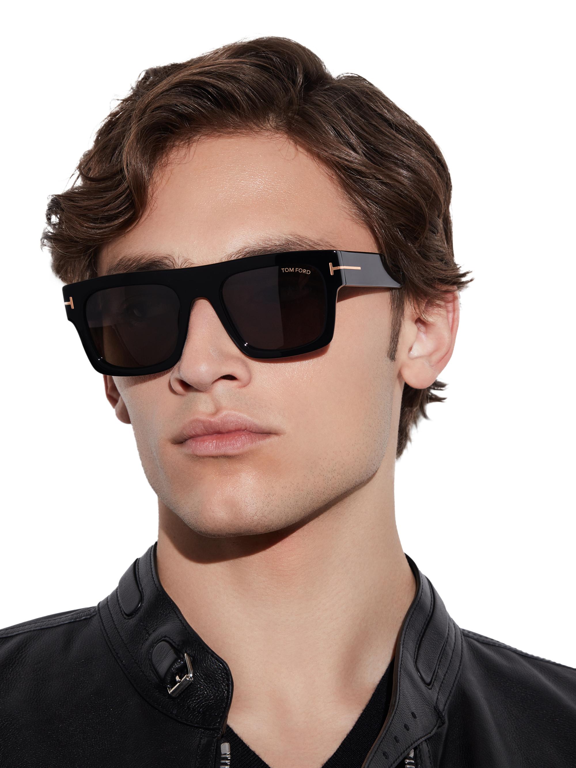 TOM FORD Fausto 53MM Rectangular Sunglasses | Saks Fifth Avenue