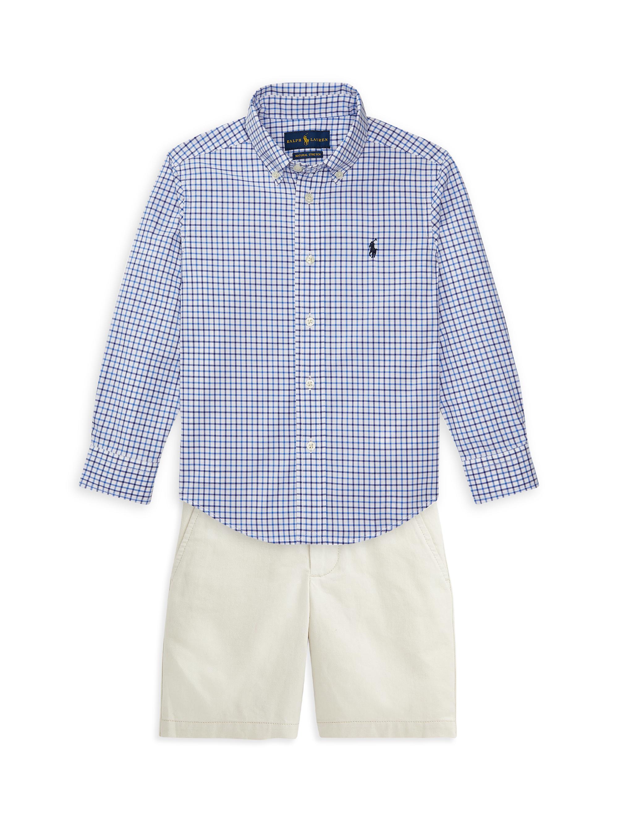 Polo Ralph Lauren Little Boy's Plaid Button-Down Shirt | Saks