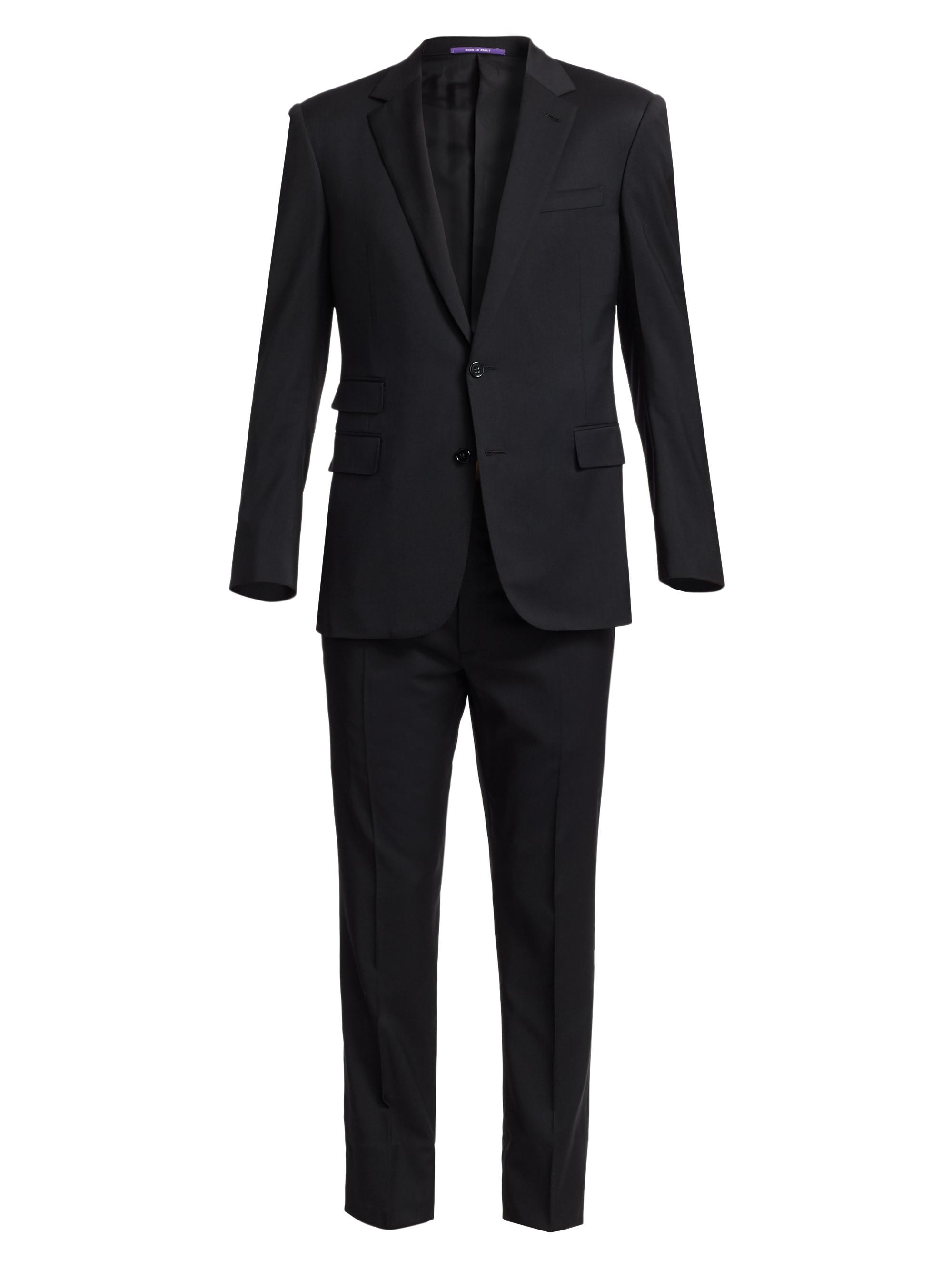 Emporio Armani Peak Lapel Single-Button Suit | Saks Fifth Avenue
