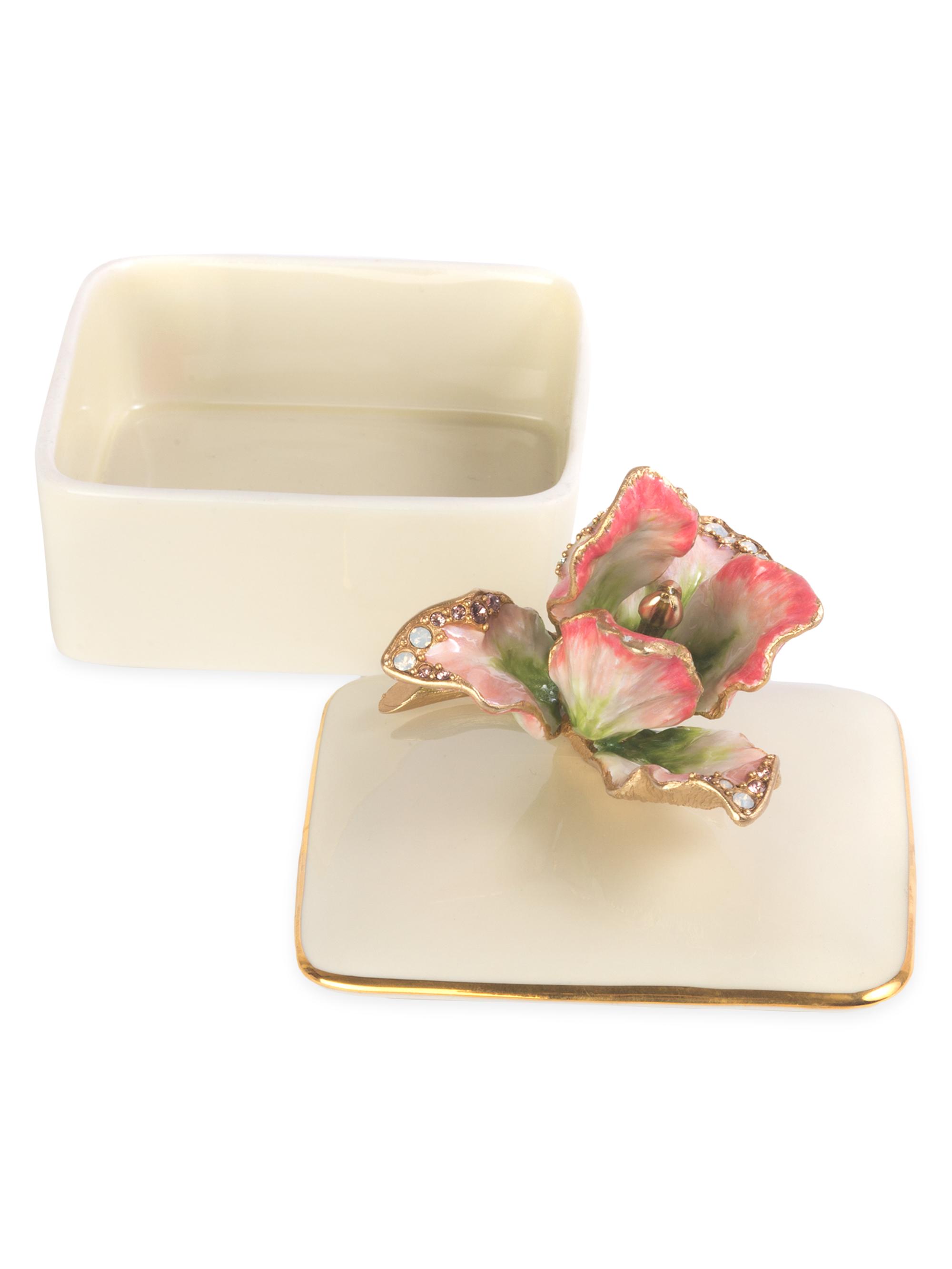 Jay Strongwater Lainey Tulip Porcelain Box | Saks Fifth Avenue