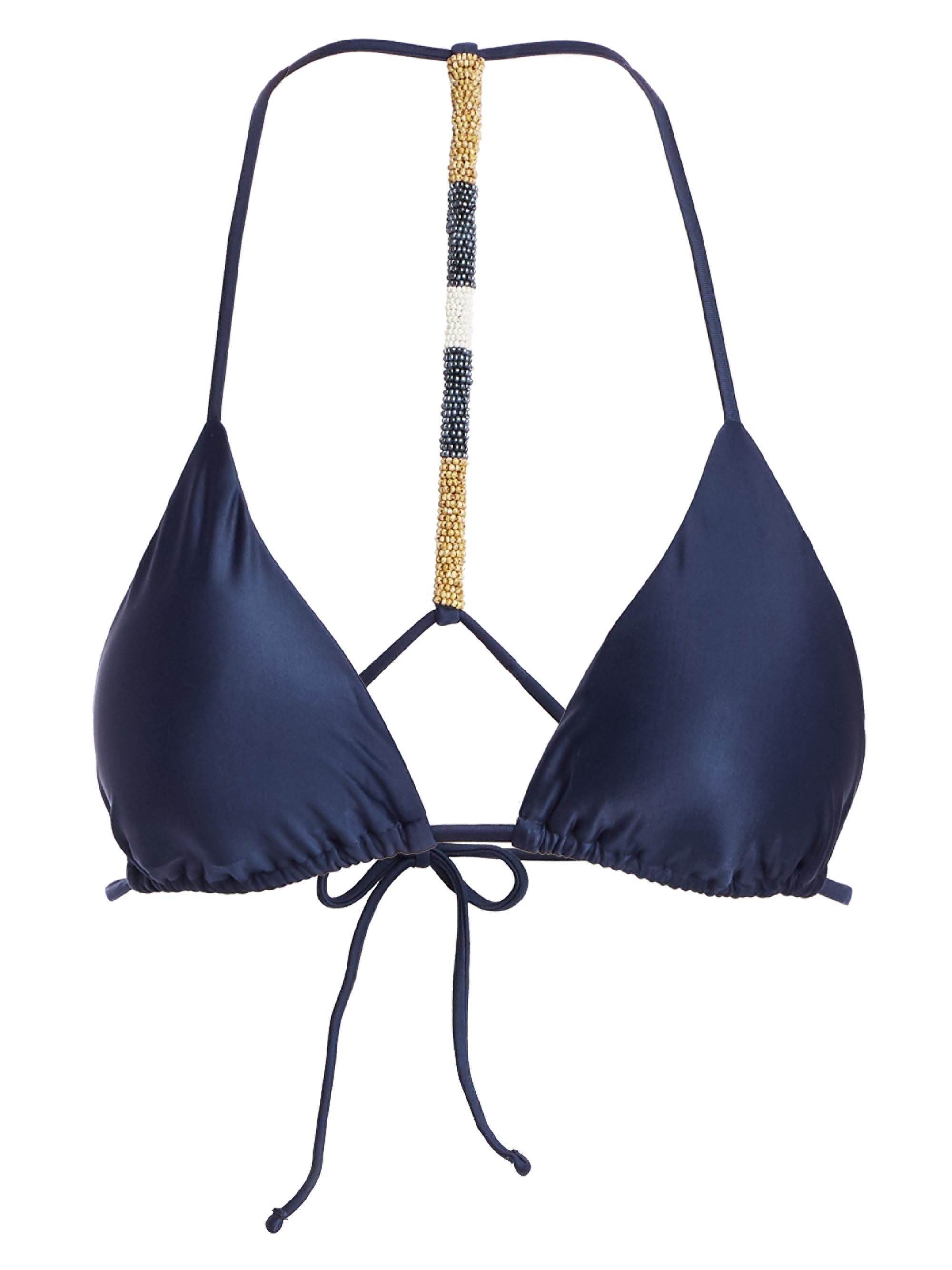 ViX by Paula Hermanny Women's Ella Triangle Bikini Top - Indigo
