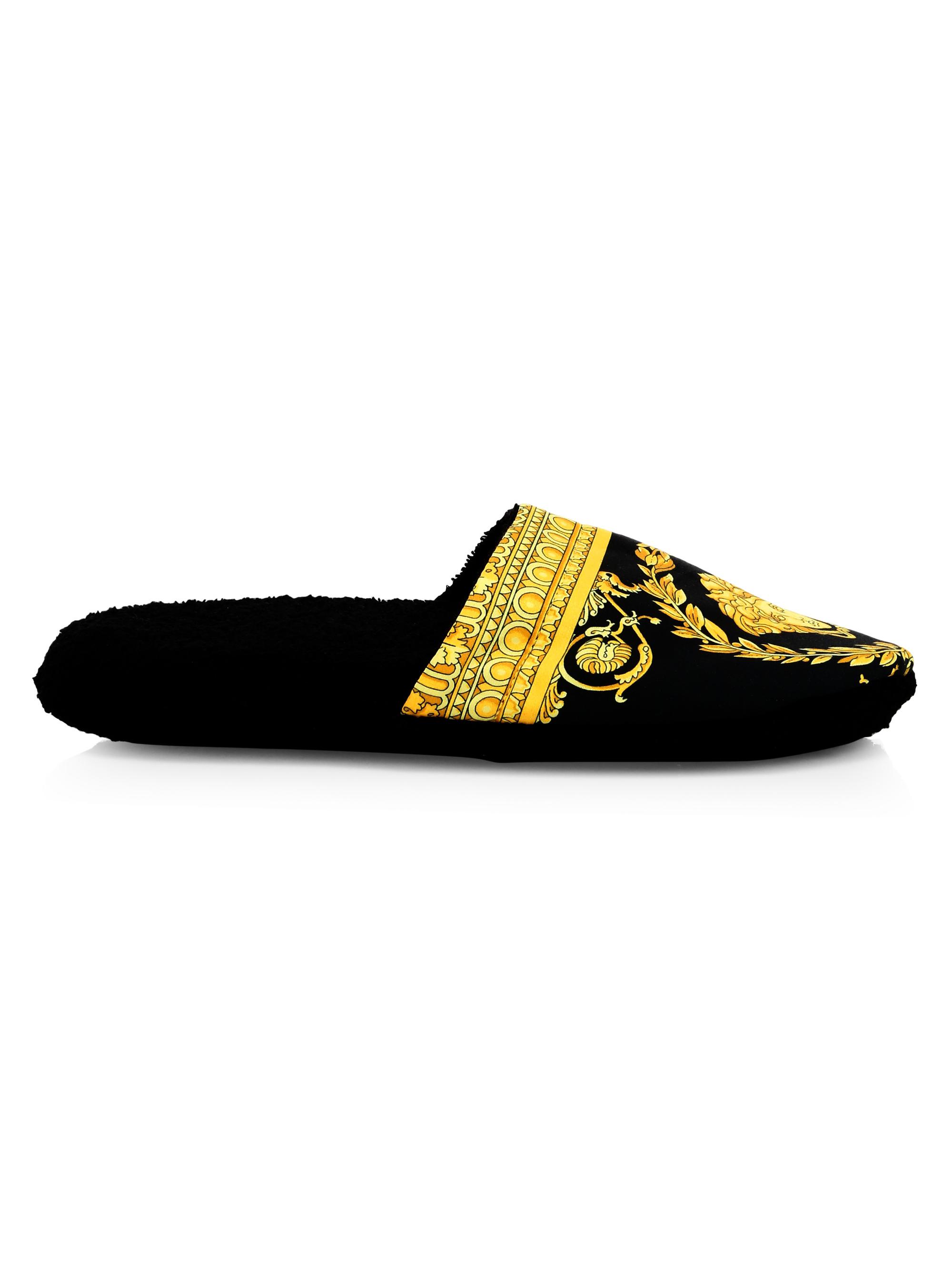 Versace Men's Medusa Slippers - Black