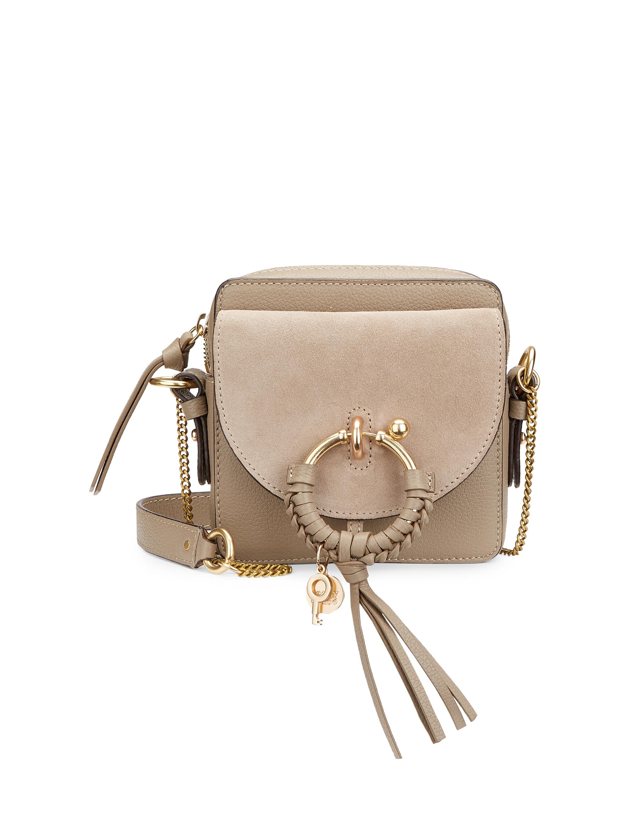 See by Chloé Mini Joan Suede & Leather Crossbody Bag | Saks