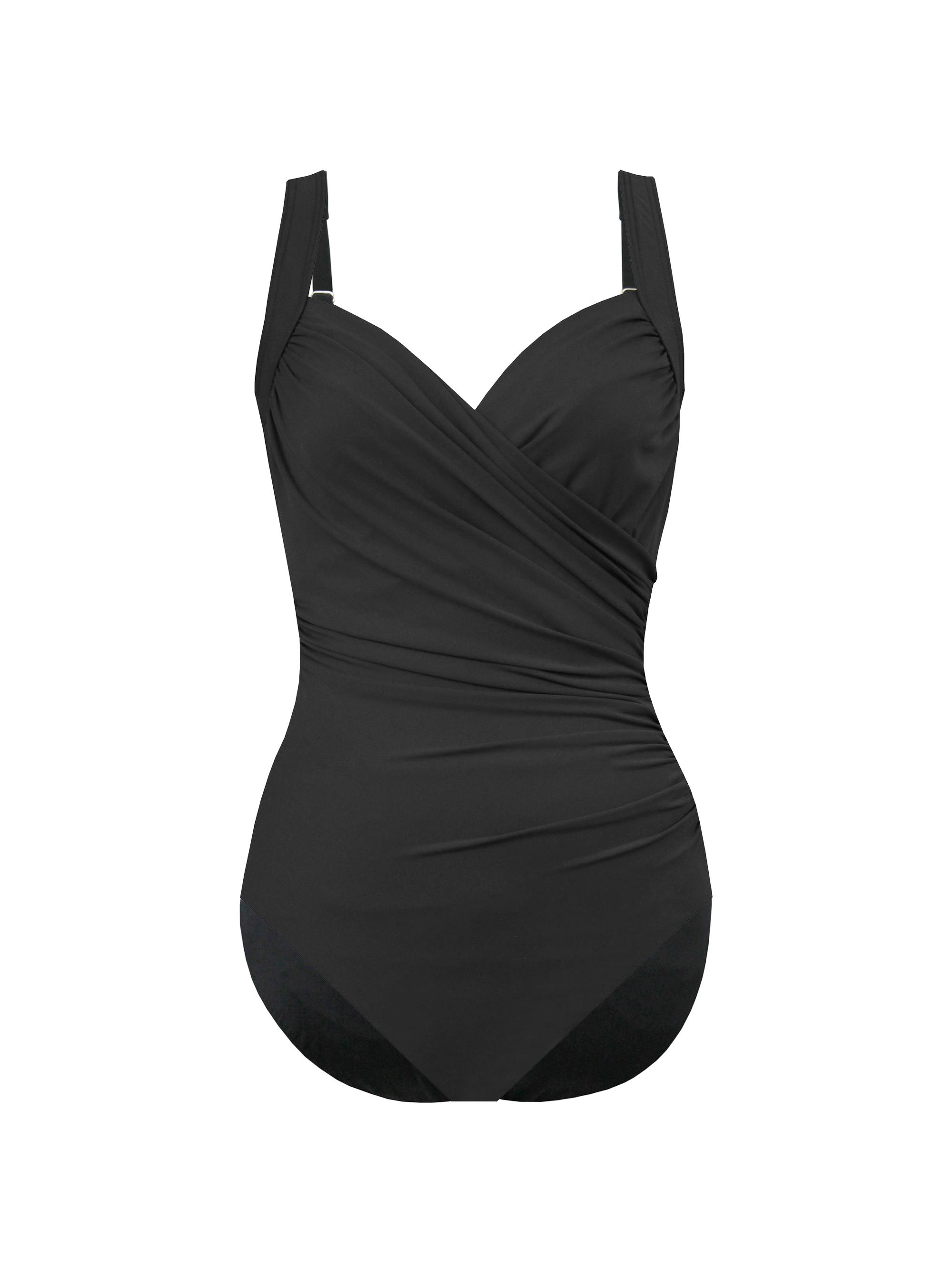 Miraclesuit Swim Women's Must Haves Sanibel One-Piece Swimsuit - Black