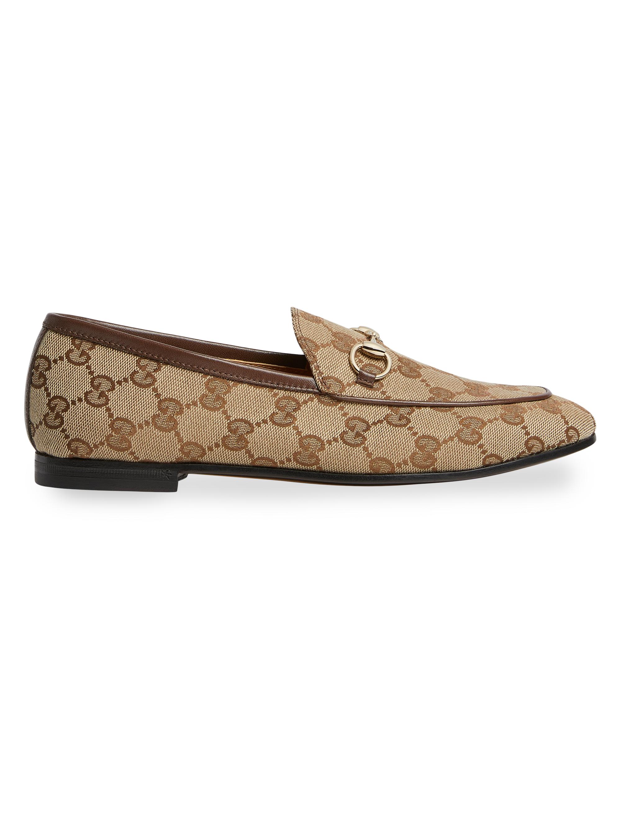 Gucci New Jordaan Logo Loafers | Saks Fifth Avenue