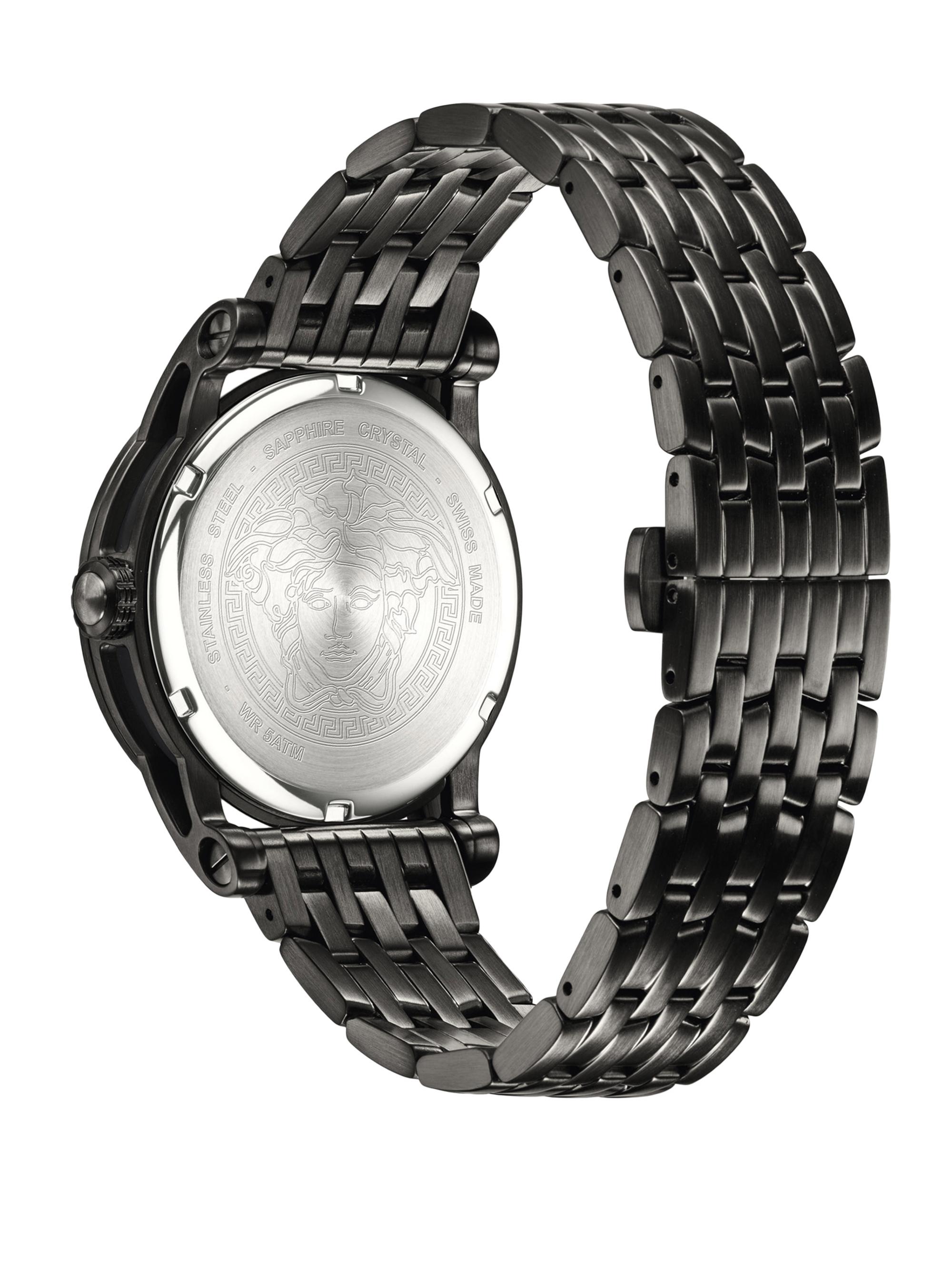 Versace Palazzo Empire Black IP Bracelet Watch | Saks Fifth  display picture 2