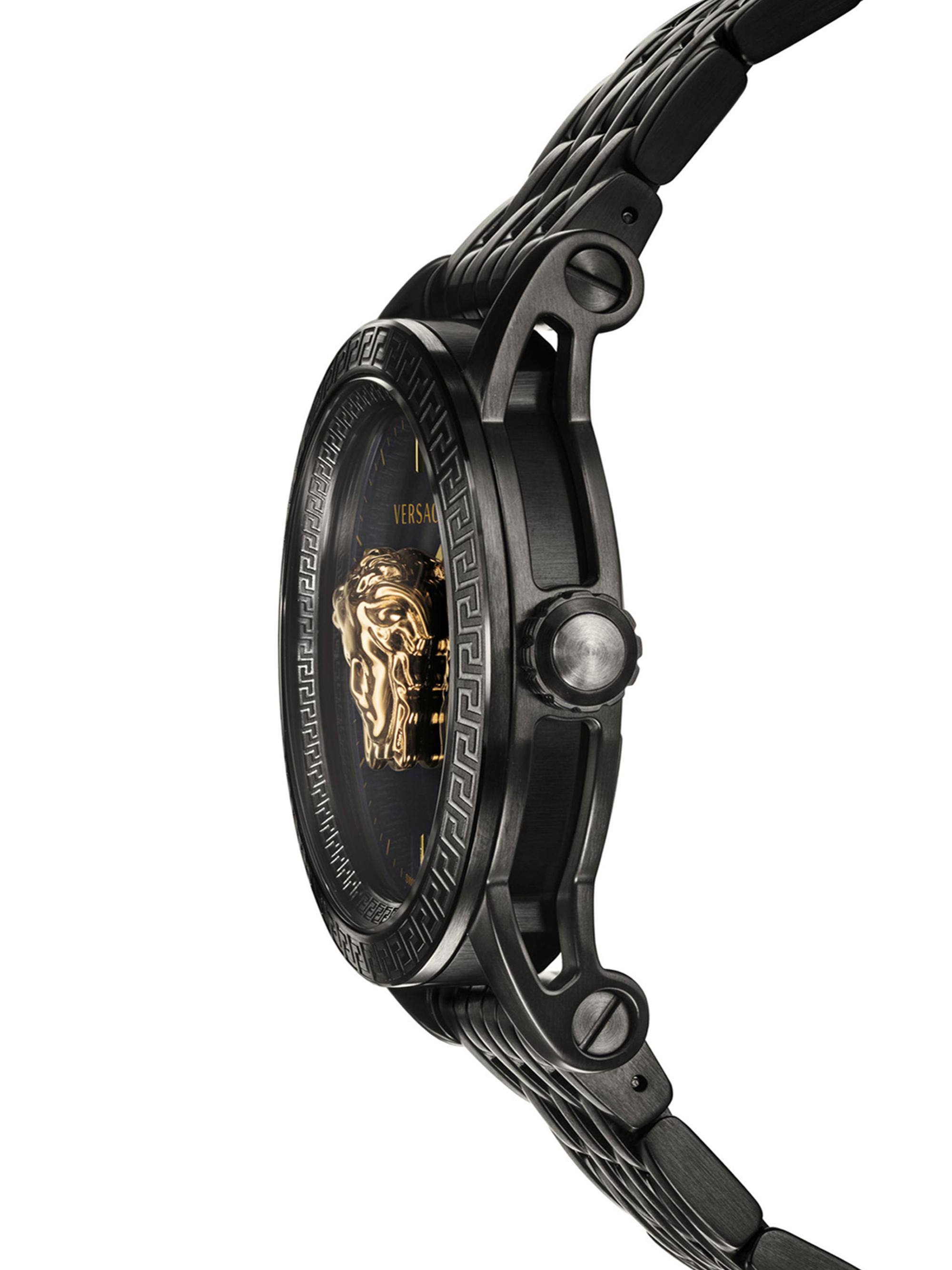 Versace Palazzo Empire Black IP Bracelet Watch | Saks Fifth  display picture 1