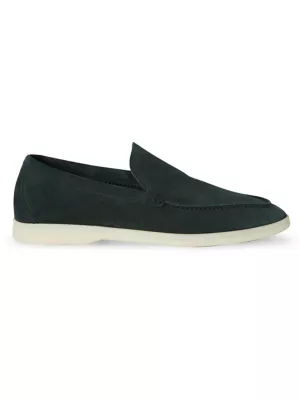 Tod#39;s suede slip-on loafers - Blue