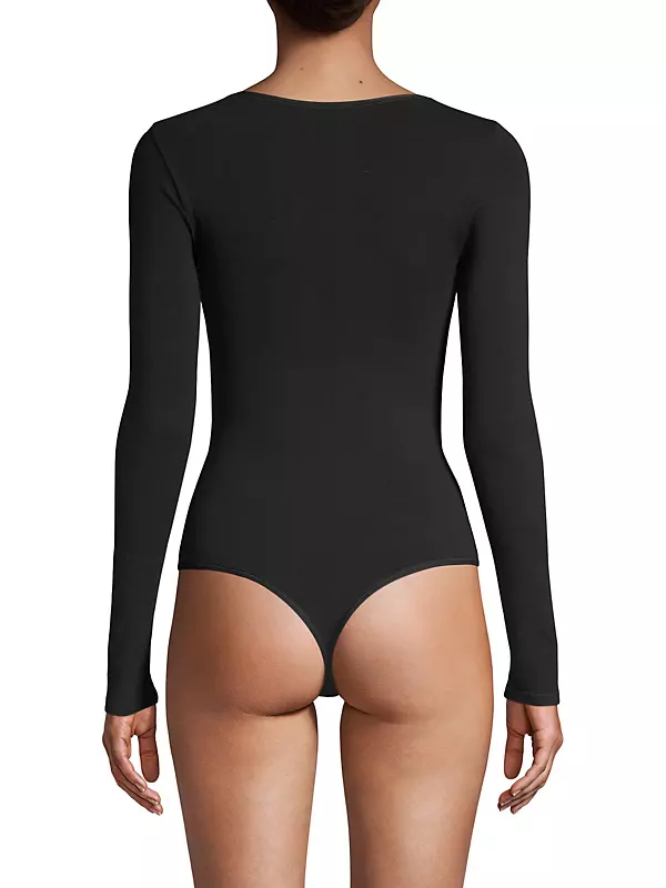 Long-Sleeve Shaping Bodysuit