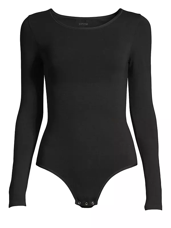 Long-Sleeve Shaping Bodysuit